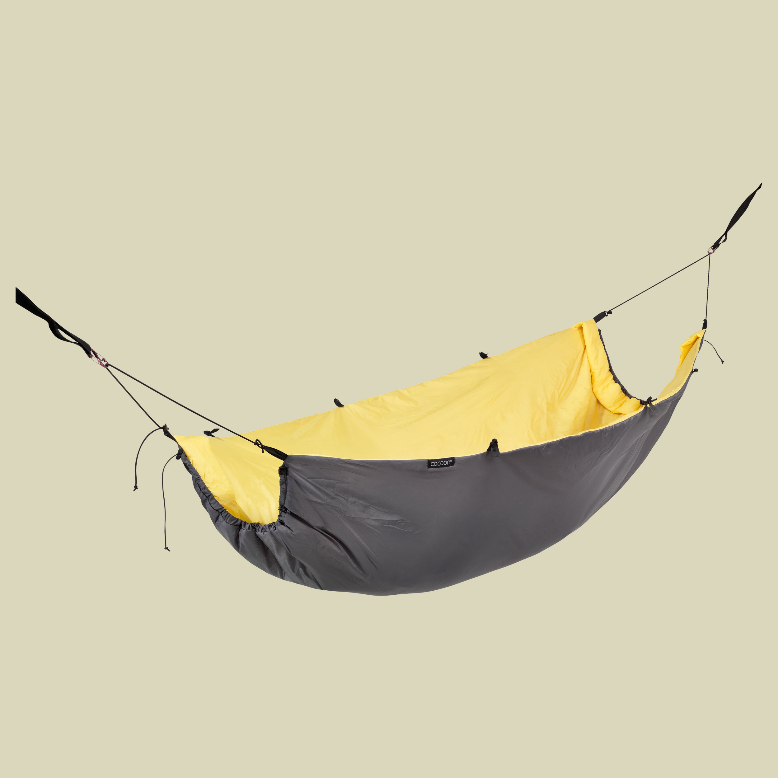 Hammock Underquilt Maße: 205 x 122/88 cm Farbe: shale/yellow sheen