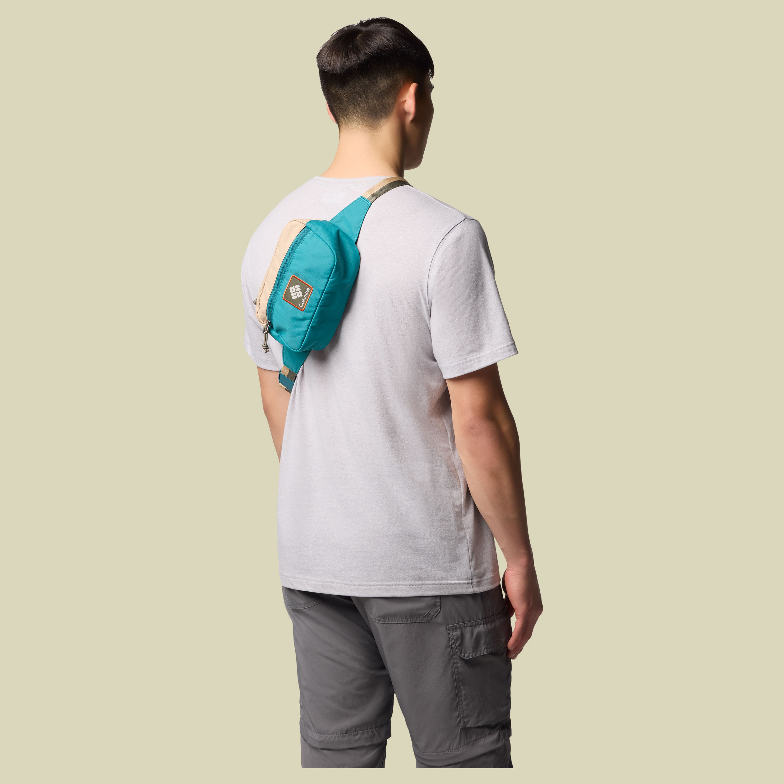 Trail Traveler Hip Pack 2 L braun - canoe/ river blue