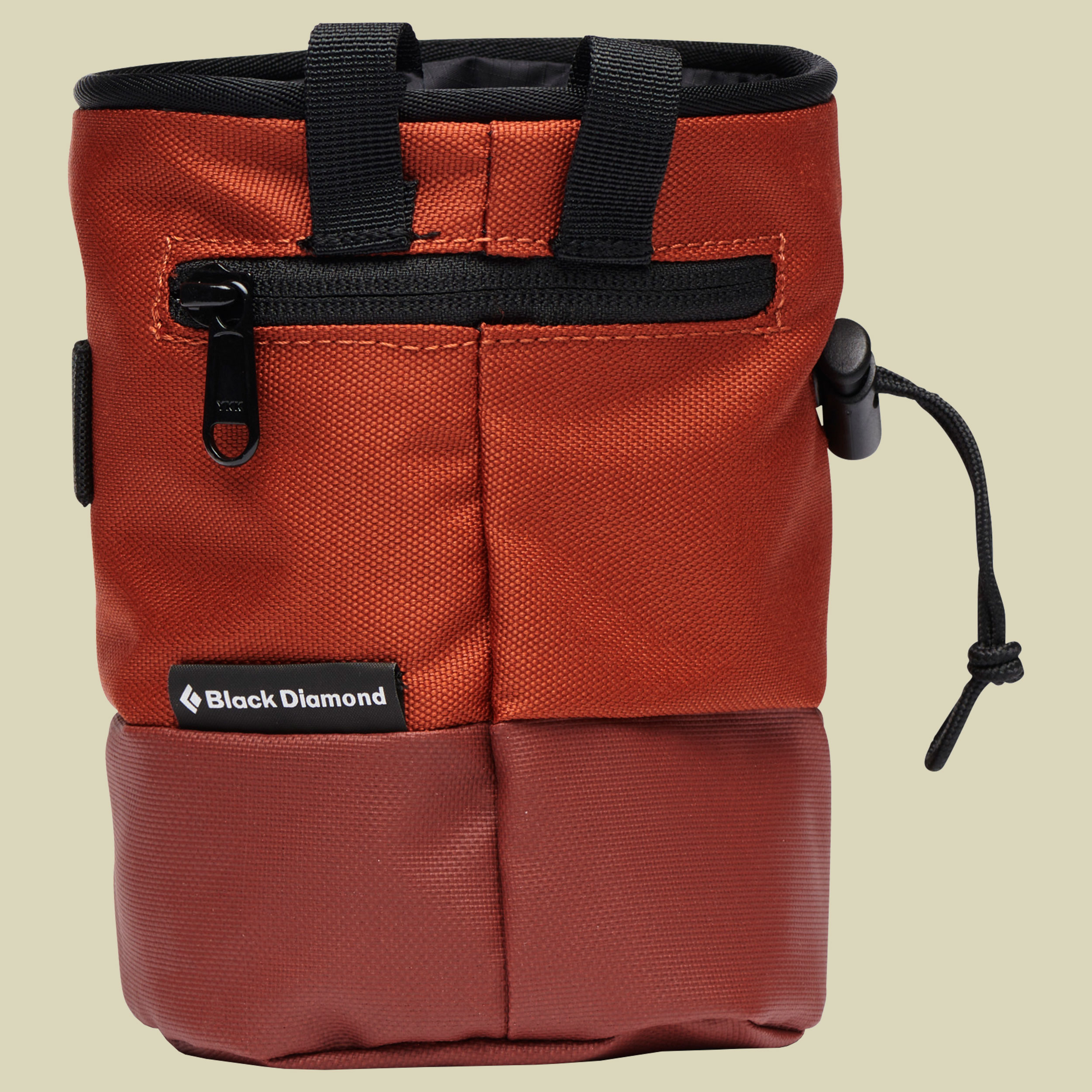 Mojo Zip Chalk Bag S_M rot - burnt siena