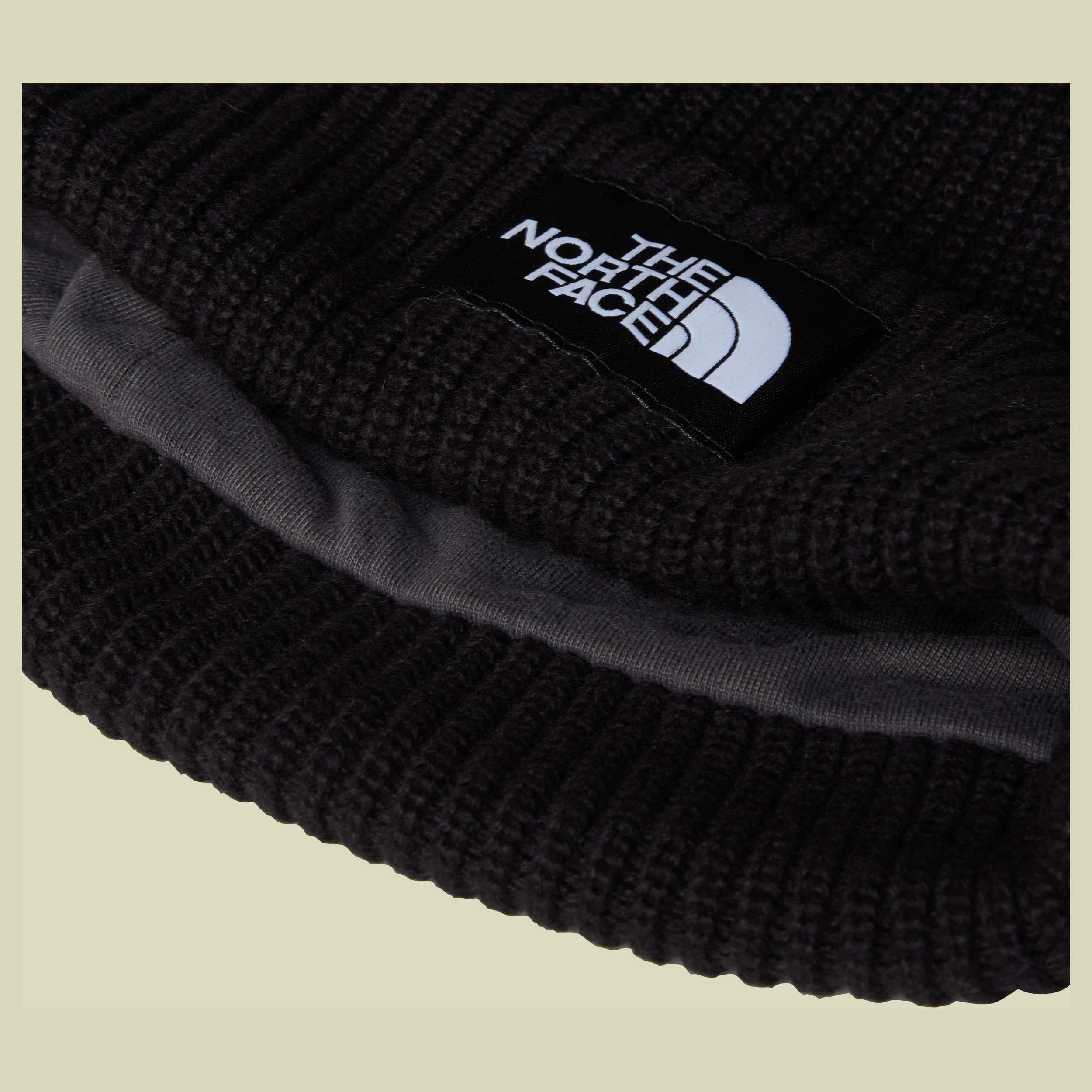 Salty Lined Beanie one size schwarz - TNF black