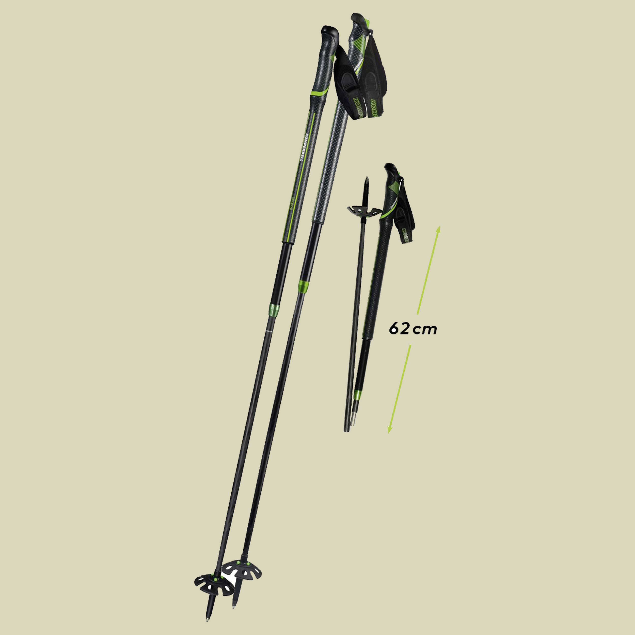 Stiletto Expedition 130 max. Länge 130 cm Farbe grün-schwarz