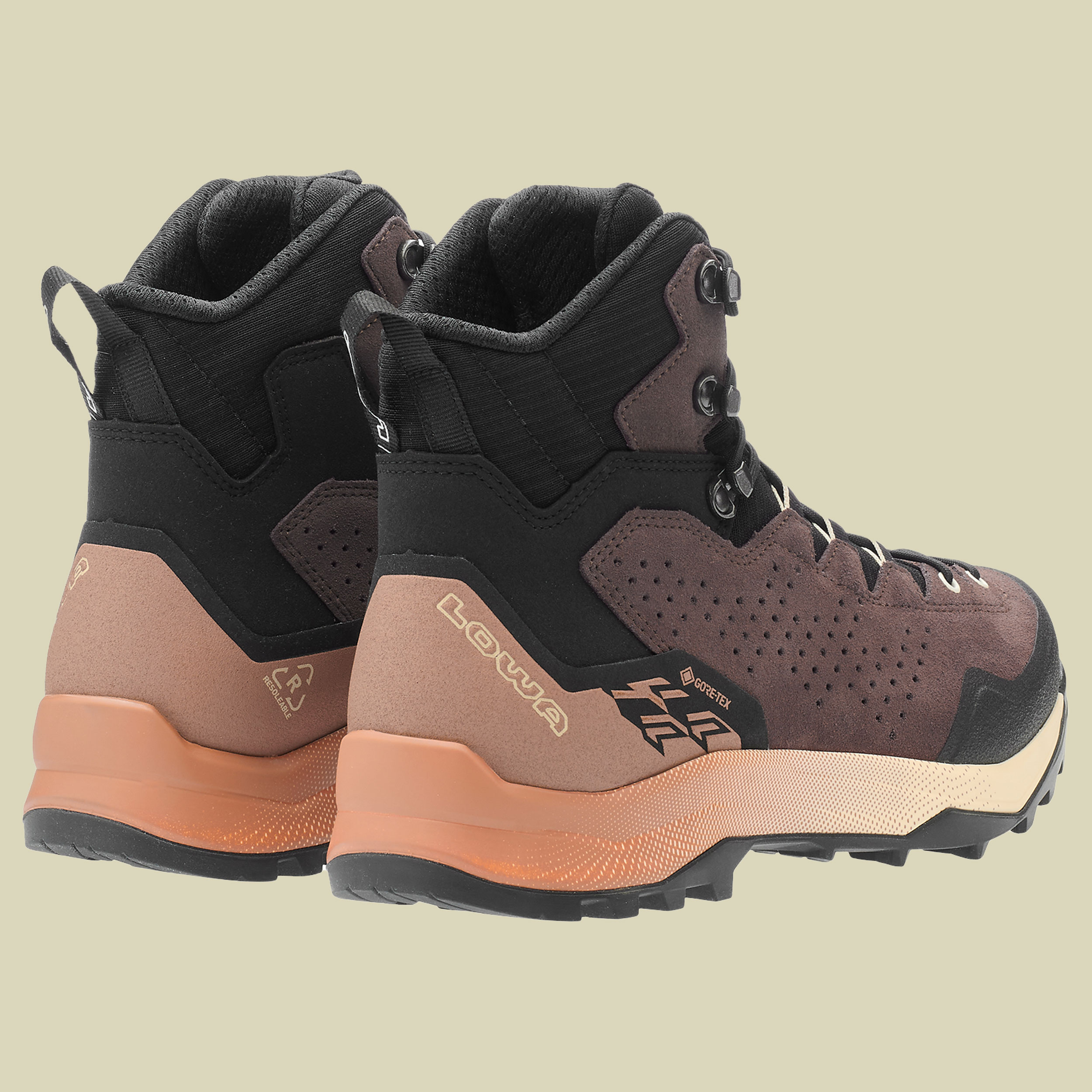 Explorer GTX Mid Women UK 8 rosa - altrosa/ton