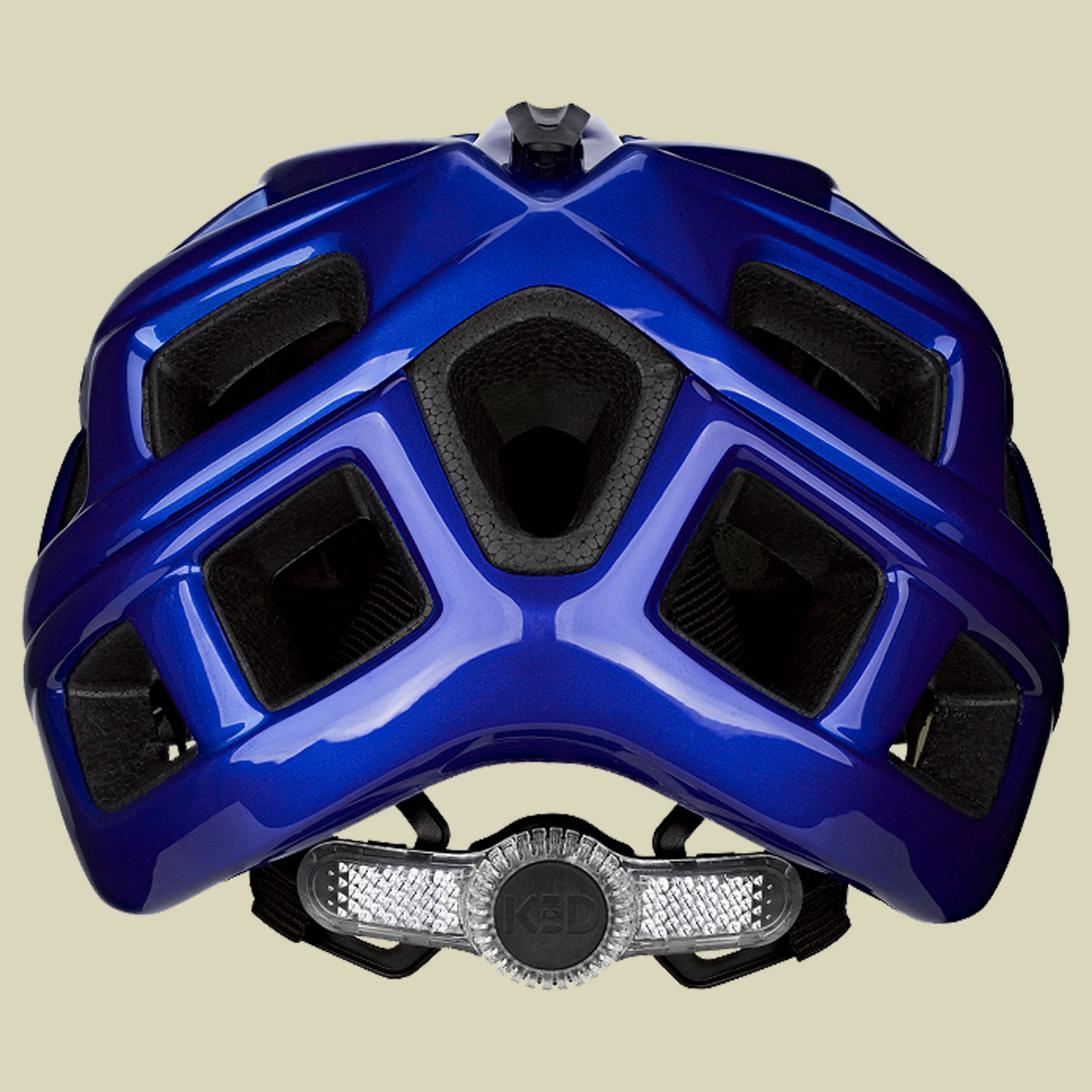 Crom blau-schwarz XL 60-64 cm - blue-black glossy