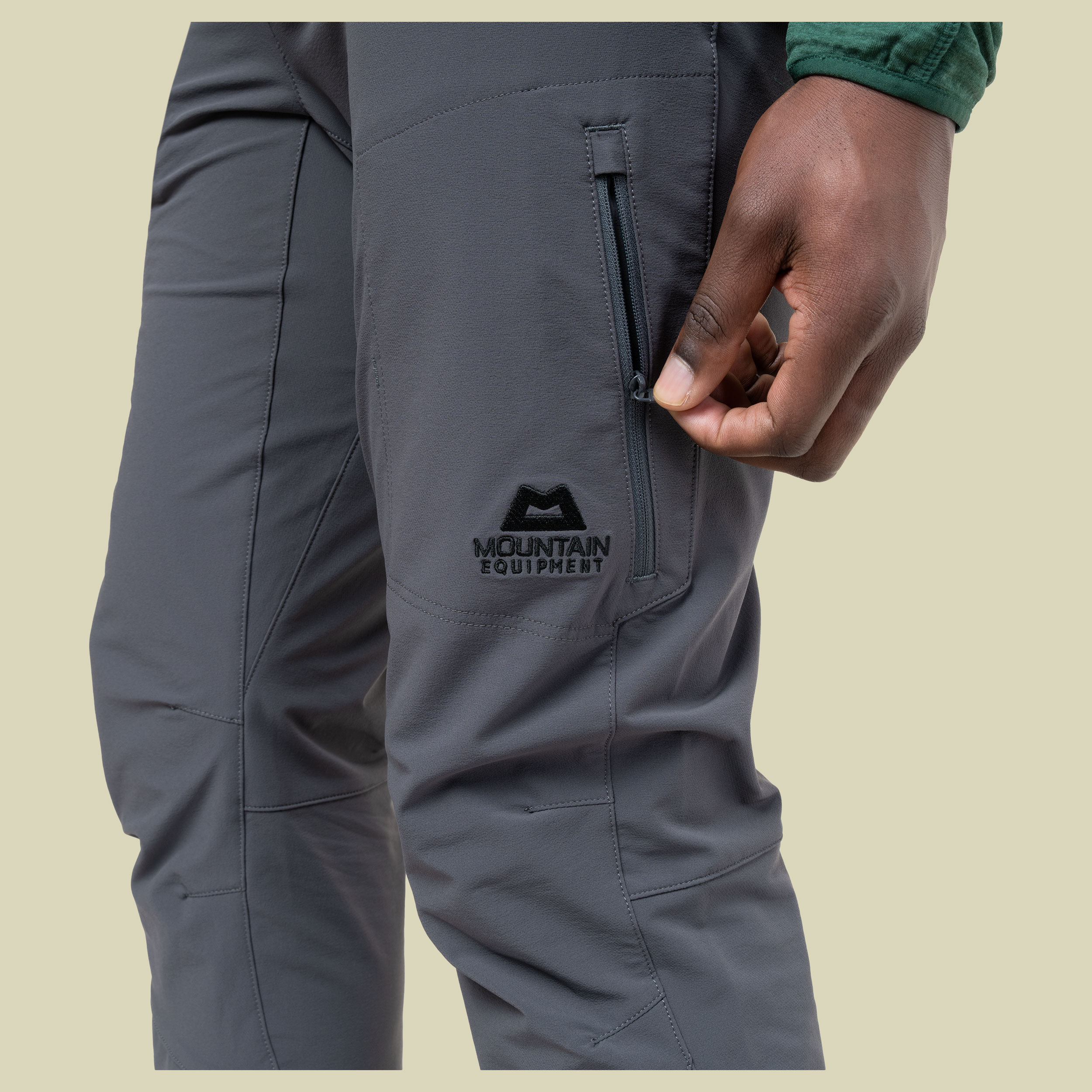 Ibex Mountain Pant Men 34 grau - anvil grey