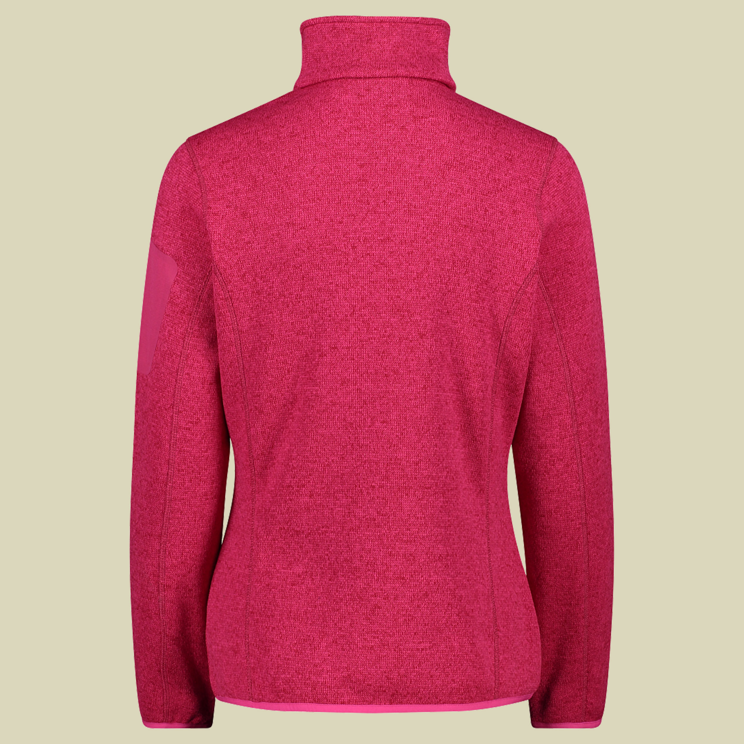 Woman Knitted Fleece Jacket CMP 3H14746 Größe 40 Farbe 03HP fuxia-antracite