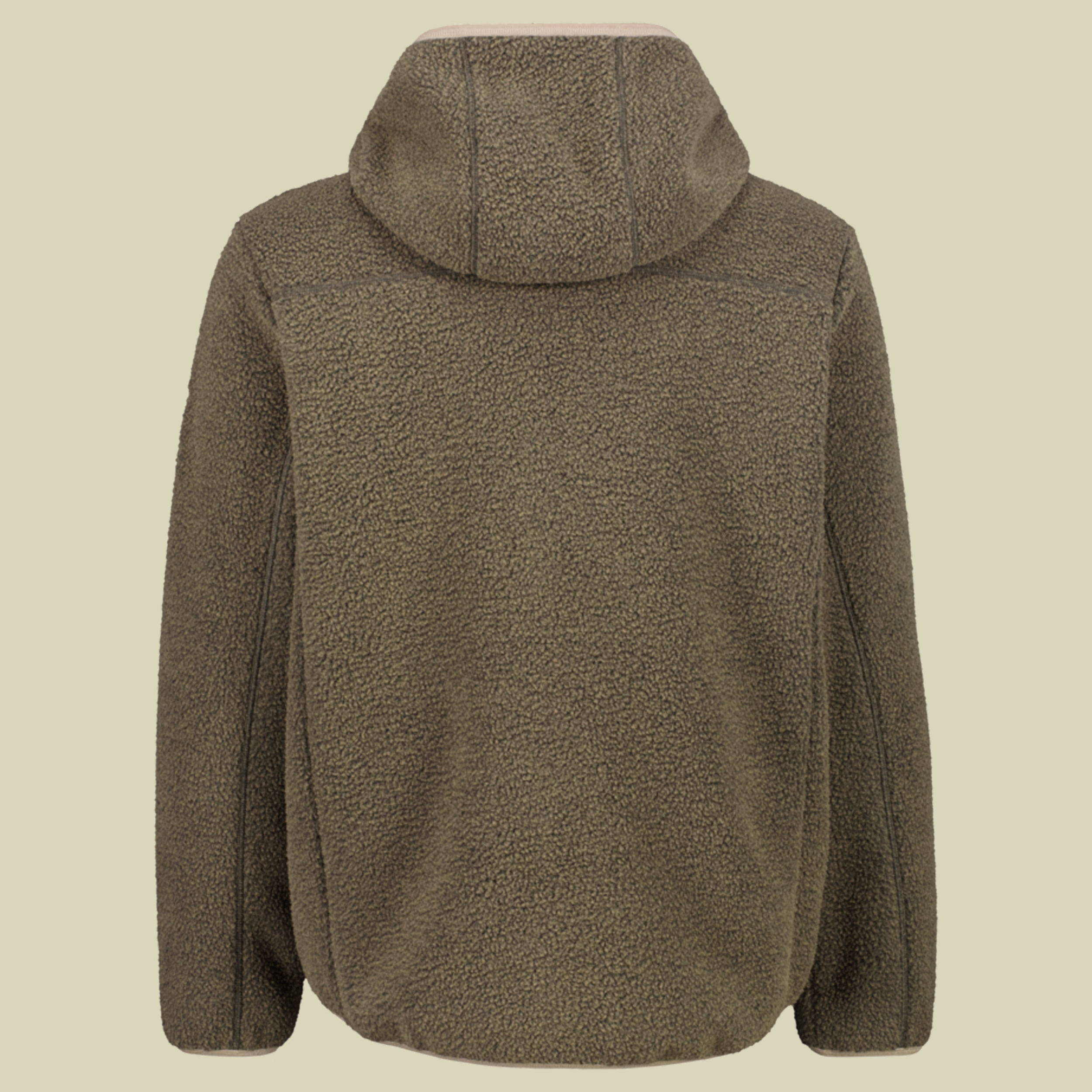Jacket Fix Hood Teddy Fur Men 36P3087 48 beige - teak melange P727