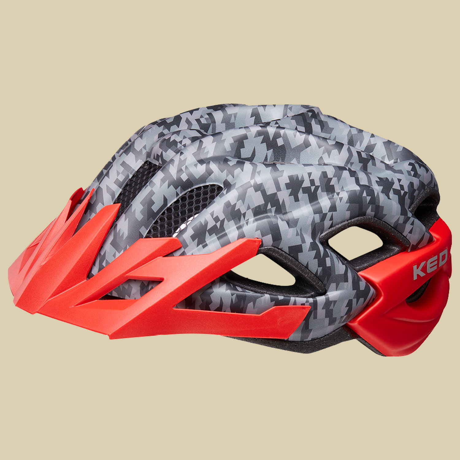 Status Jr. Kopfumfang M 52-59 Farbe camouflage anthracite red