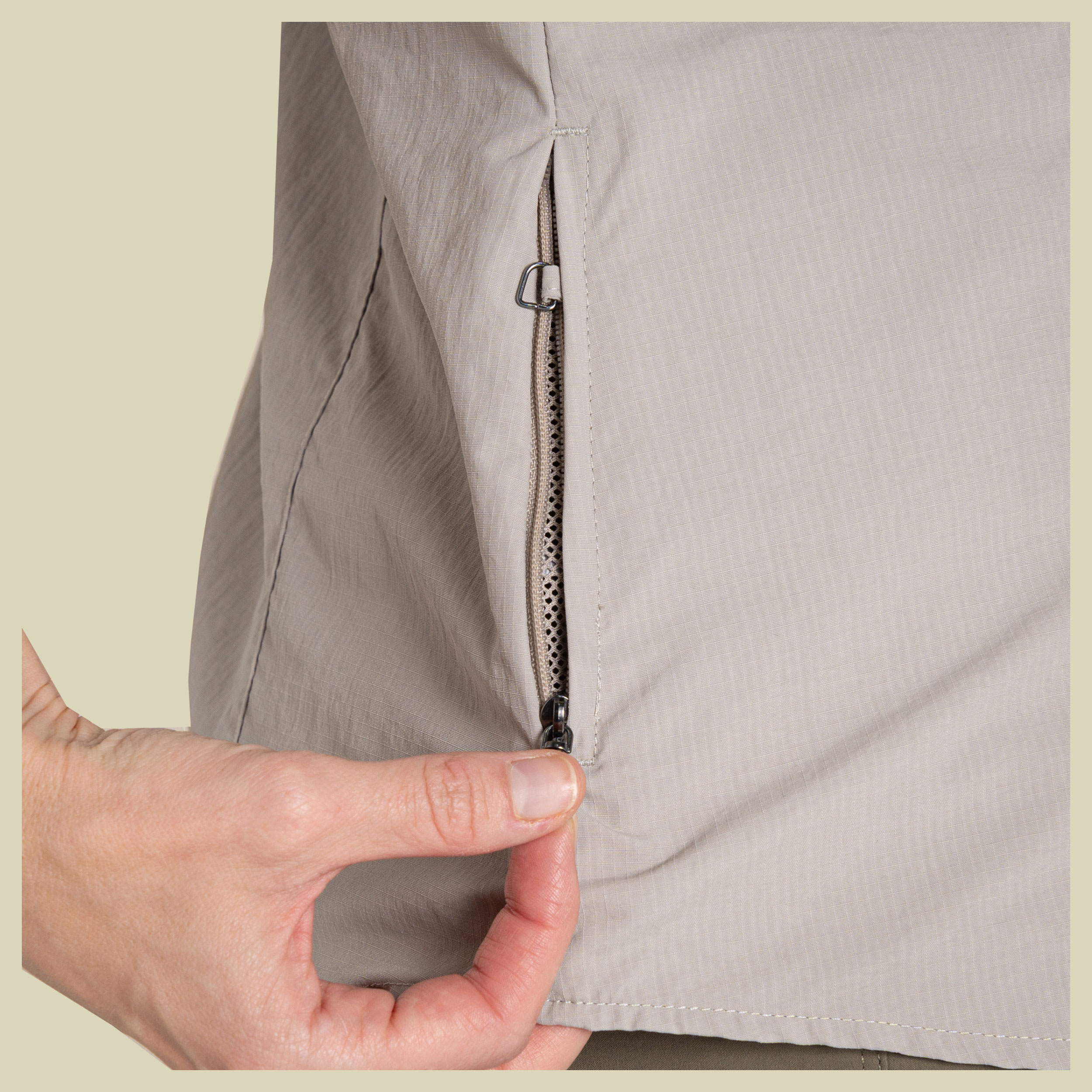 NosiLife Adventure Long Sleeved Shirt III Women 44 grau - soft mushroom (18)