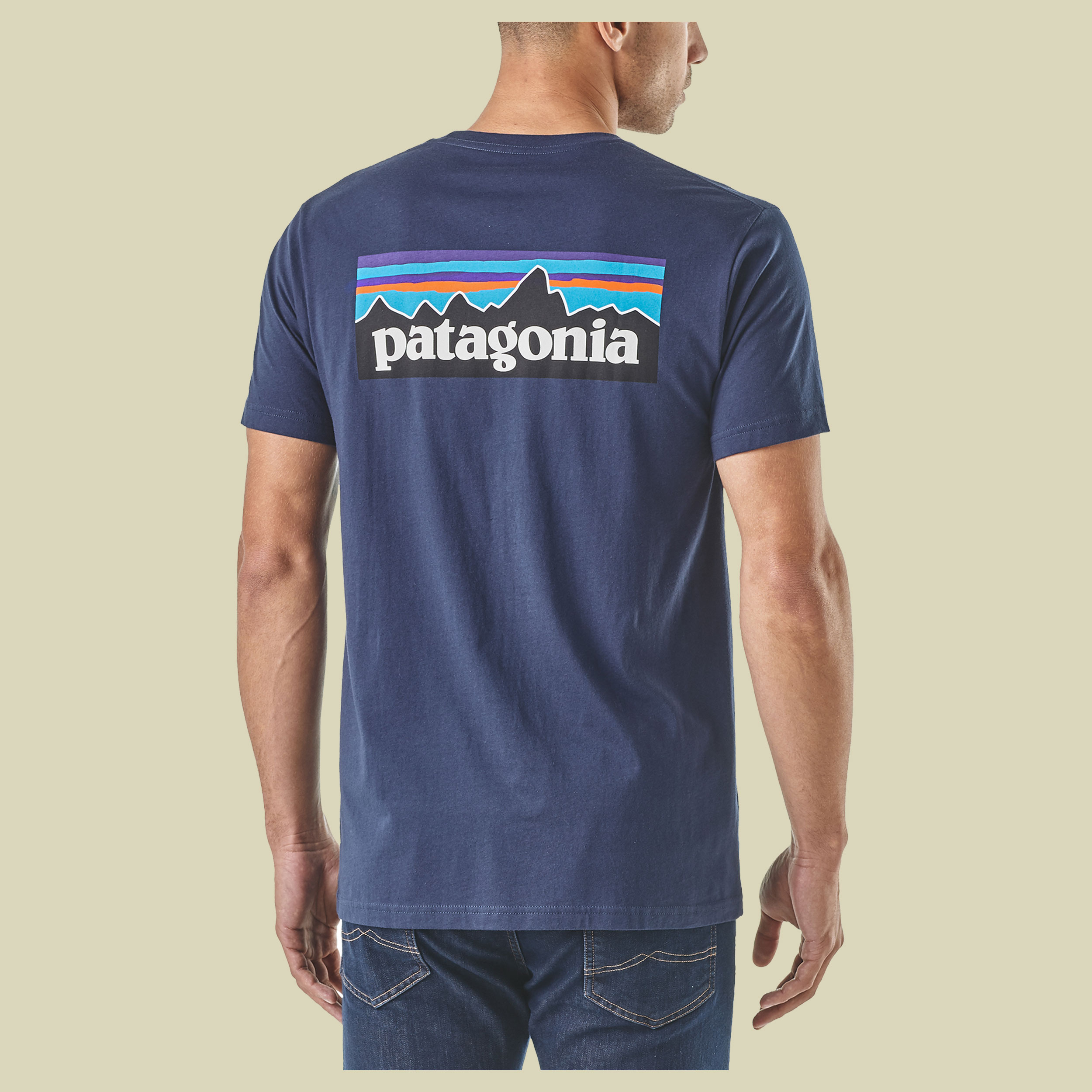P-6 Logo Organic T-Shirt Men Größe L Farbe classic navy