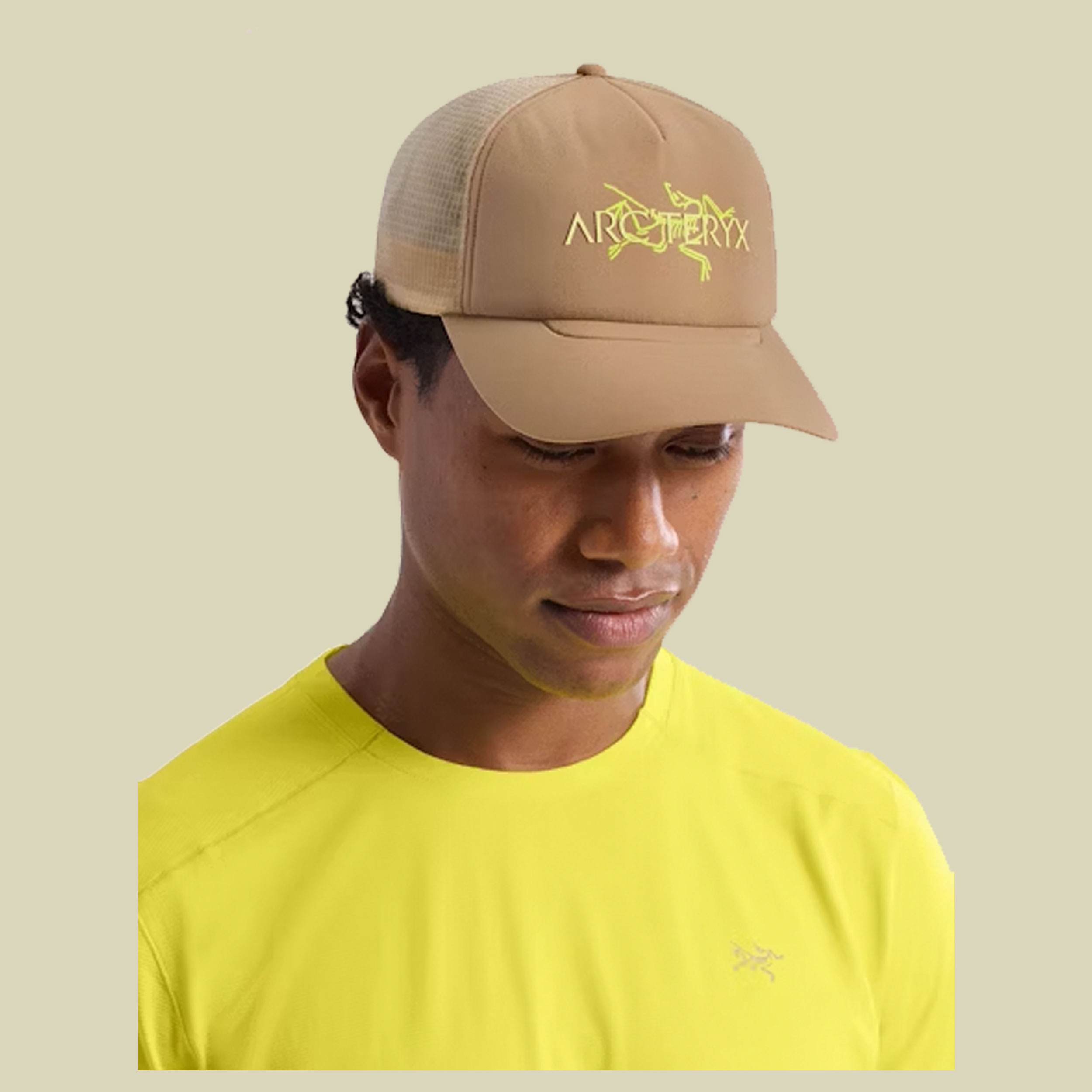 Bird Word Trucker Hat L-XL braun - canvas/euphoria