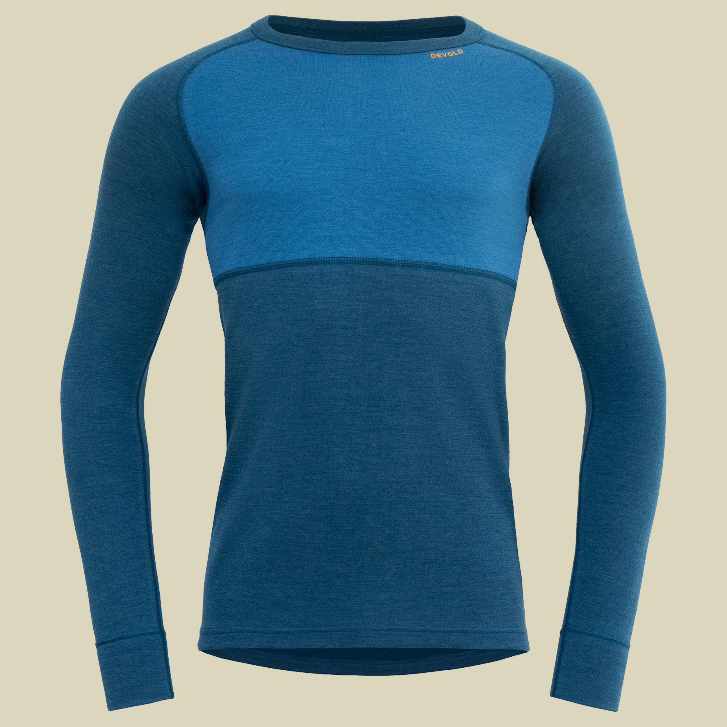 Expedition Merino Silk Shirt Man L blau - flood/blue