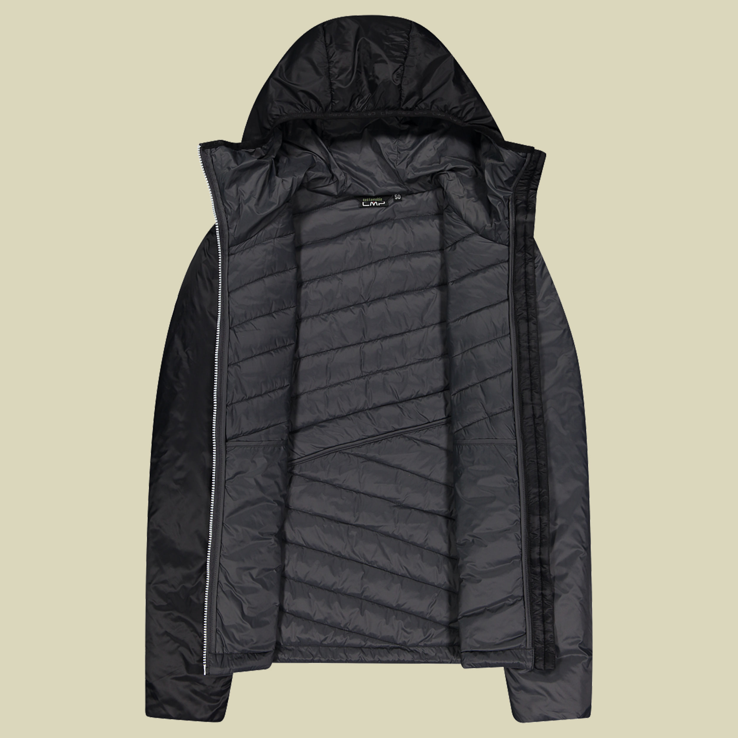 Man Jacket Fix Hood 32Z2947 Größe 58 Farbe U423 anthracite