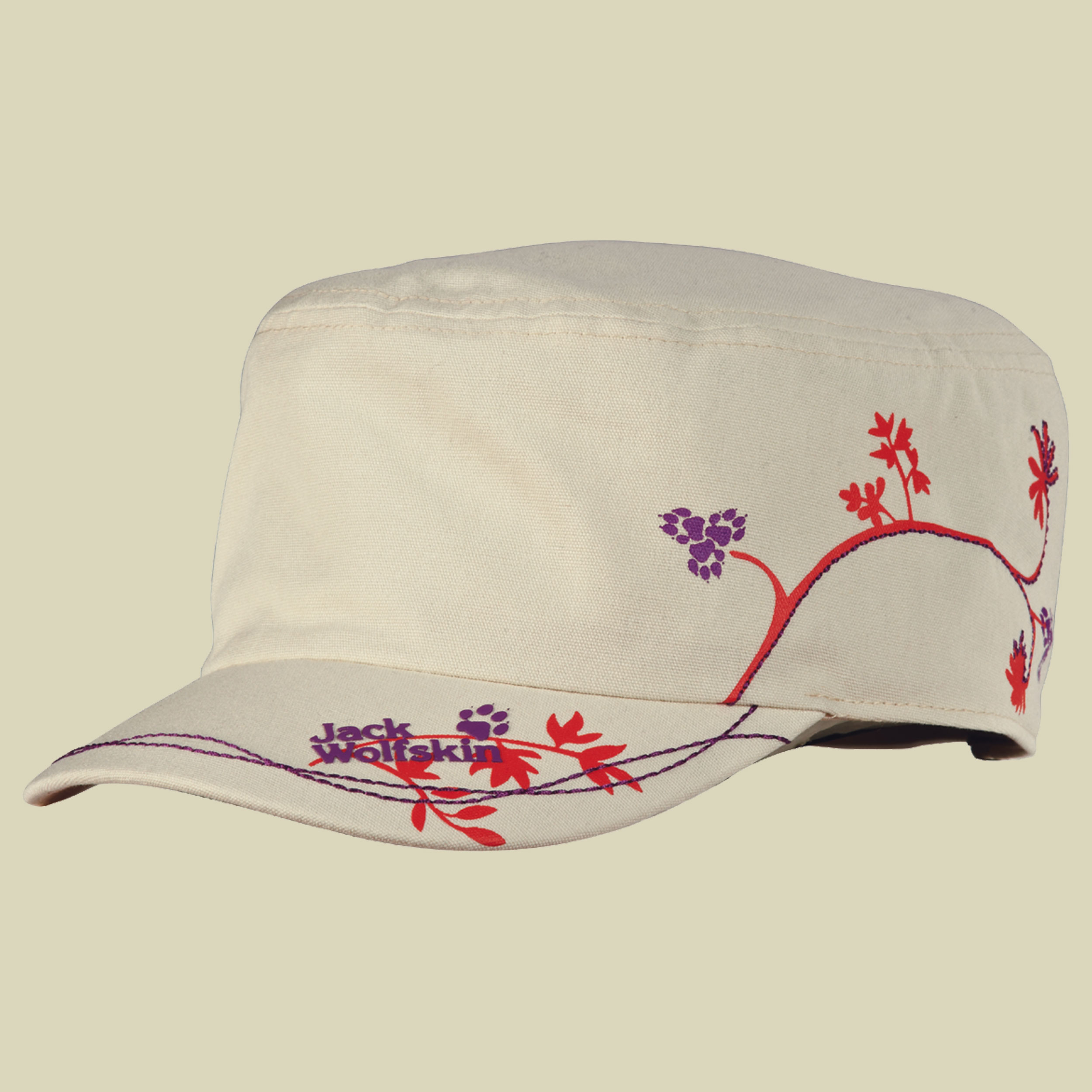 Floral Cap Woman Größe M Farbe white sand