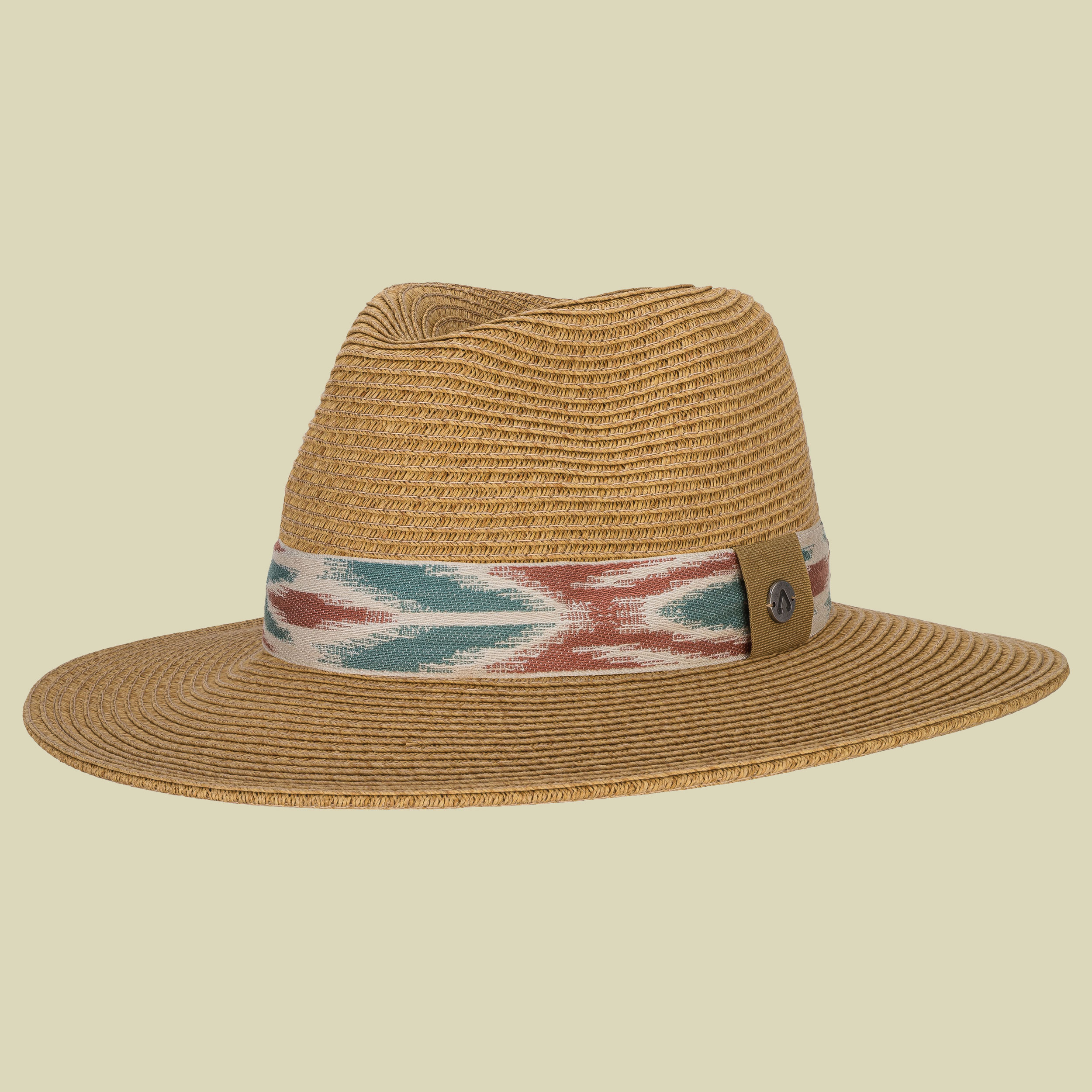 P.A.C. Ecuador Panama Straw Hat L/XL rot - dark beige - solara red