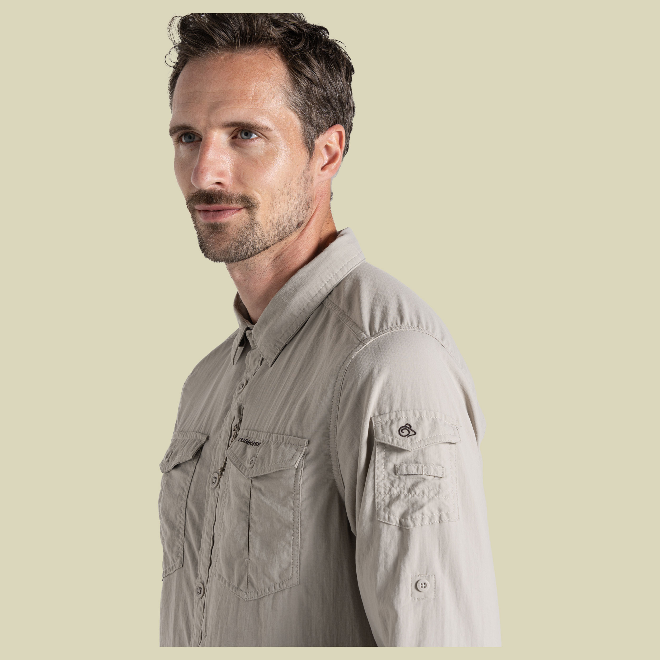 NosiLife Adventure Long Sleeved Shirt III Men XXL beige - parchment