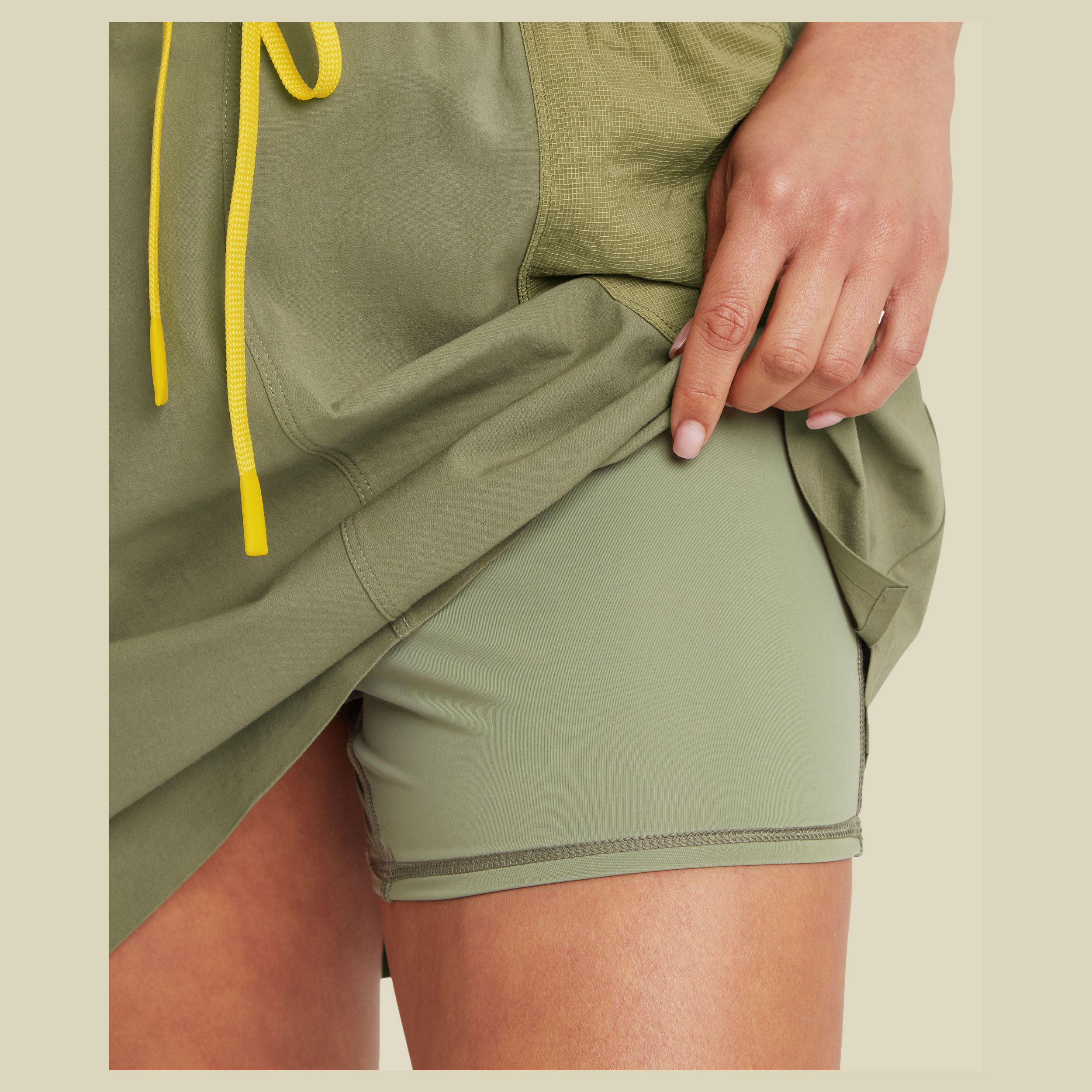 Tarcho Retro Skort Women S grün - Farbe olive