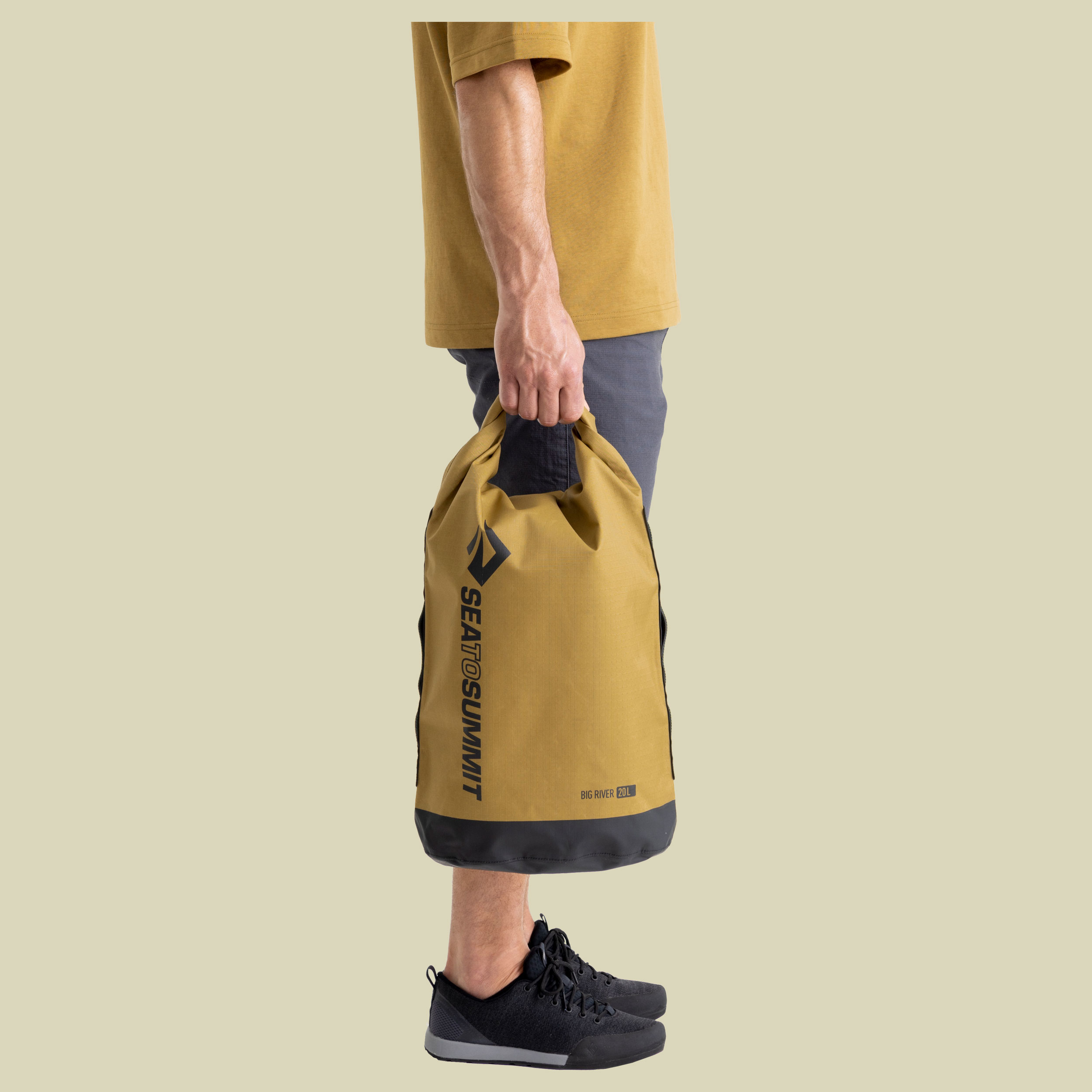 Big River Dry Bag Volumen 20 Farbe dull gold