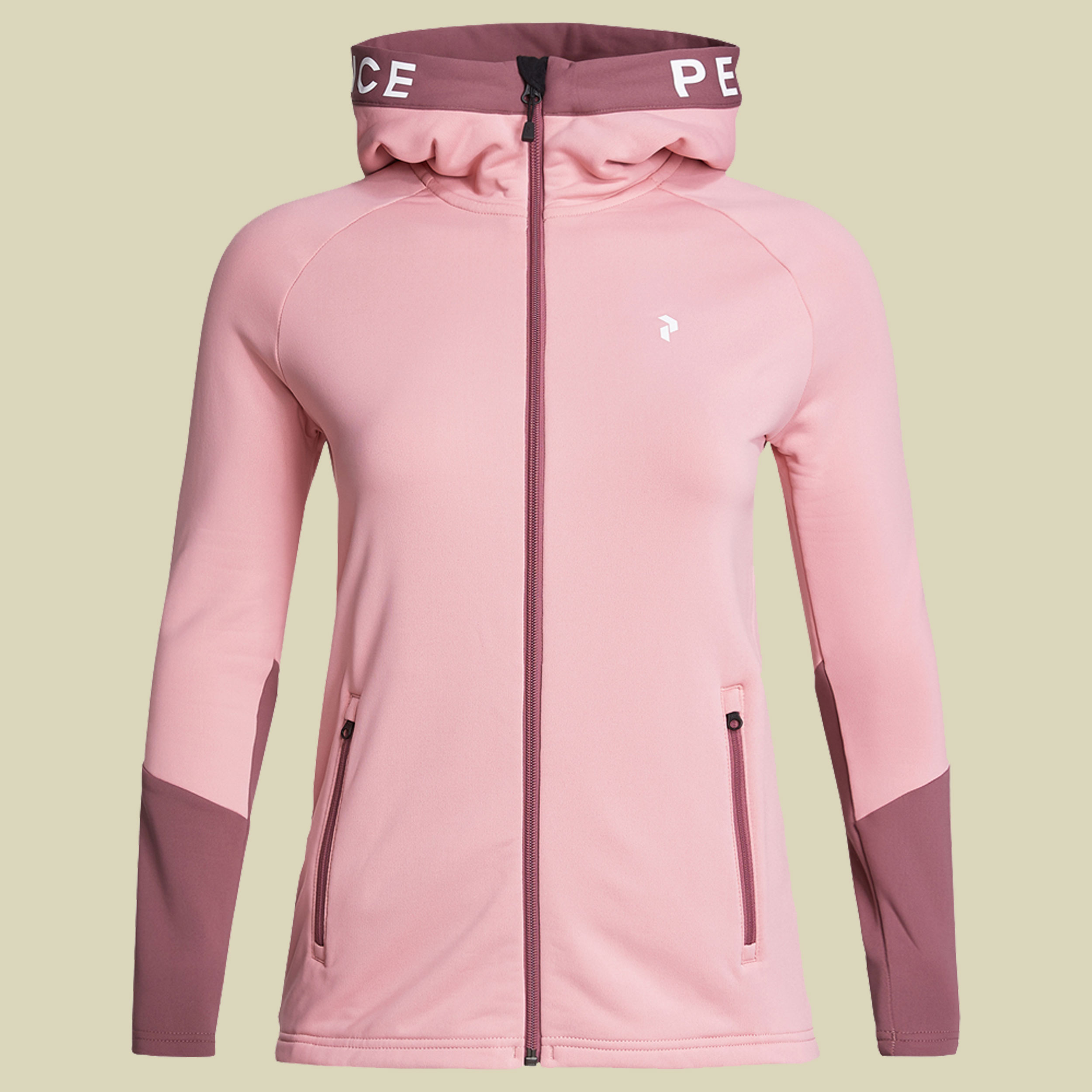 Rider Zip Hood Women Größe M  Farbe warm blush-rose brown