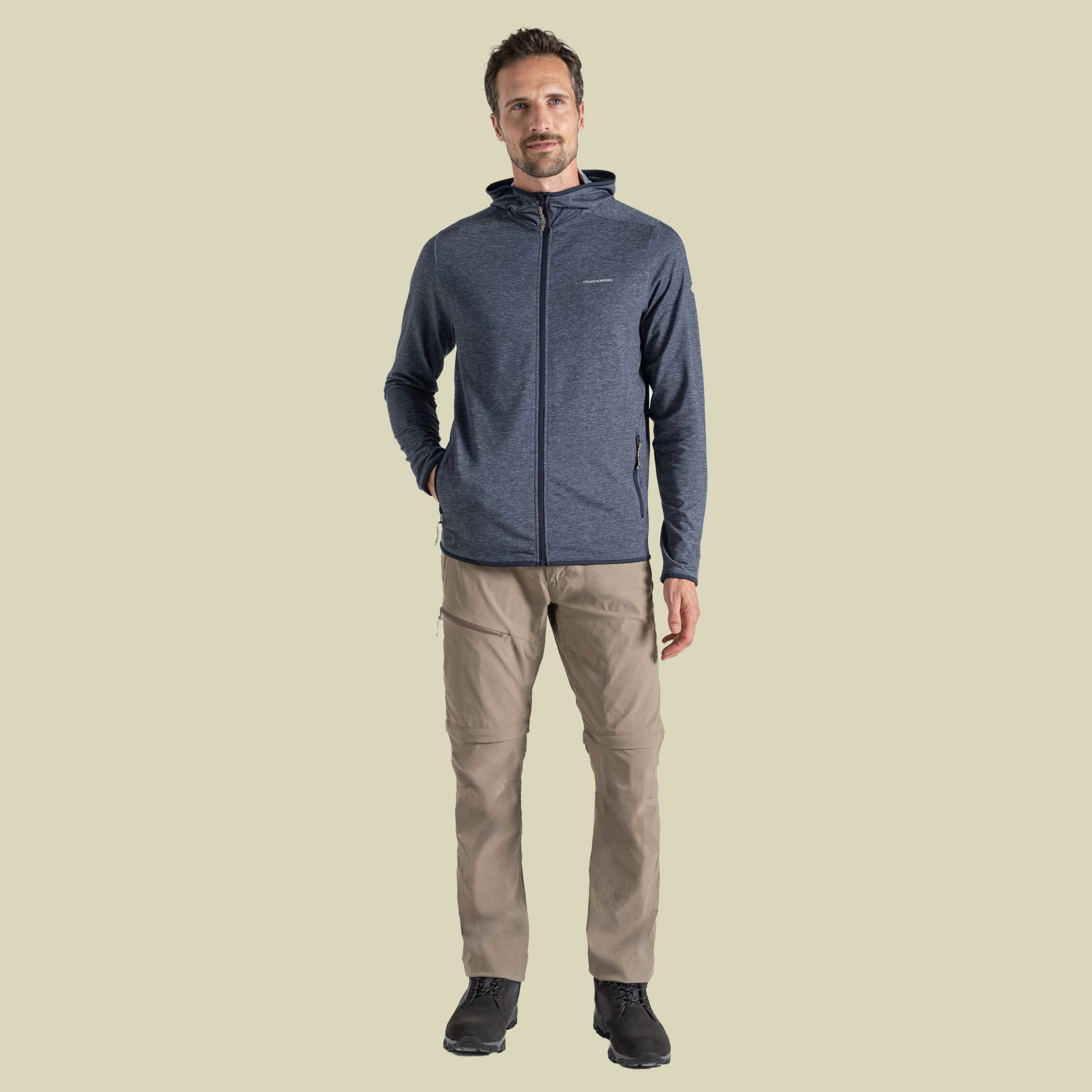 NosiLife Deft Hooded Jacket Men S blau - blue navy marl