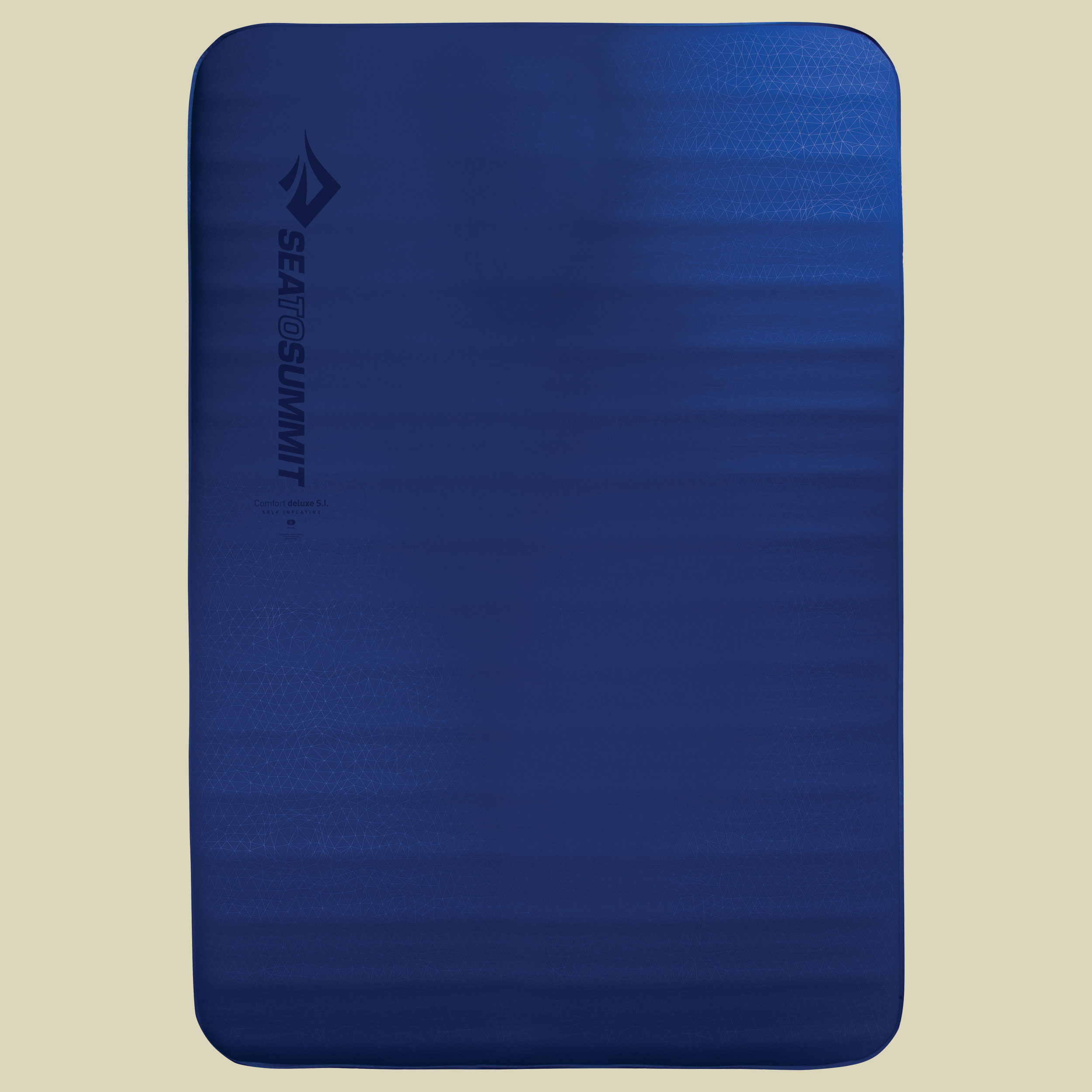 Comfort Deluxe S.I. Mat Double Liegefläche 201 x 132 cm Farbe blue