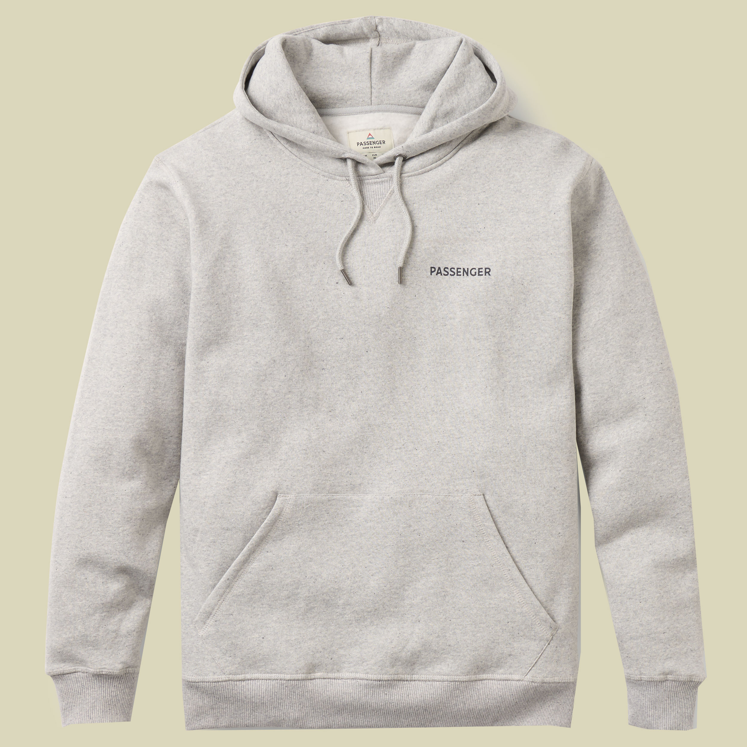 Roamer Recycled Cotton Hoodie Men L grau - grey marl