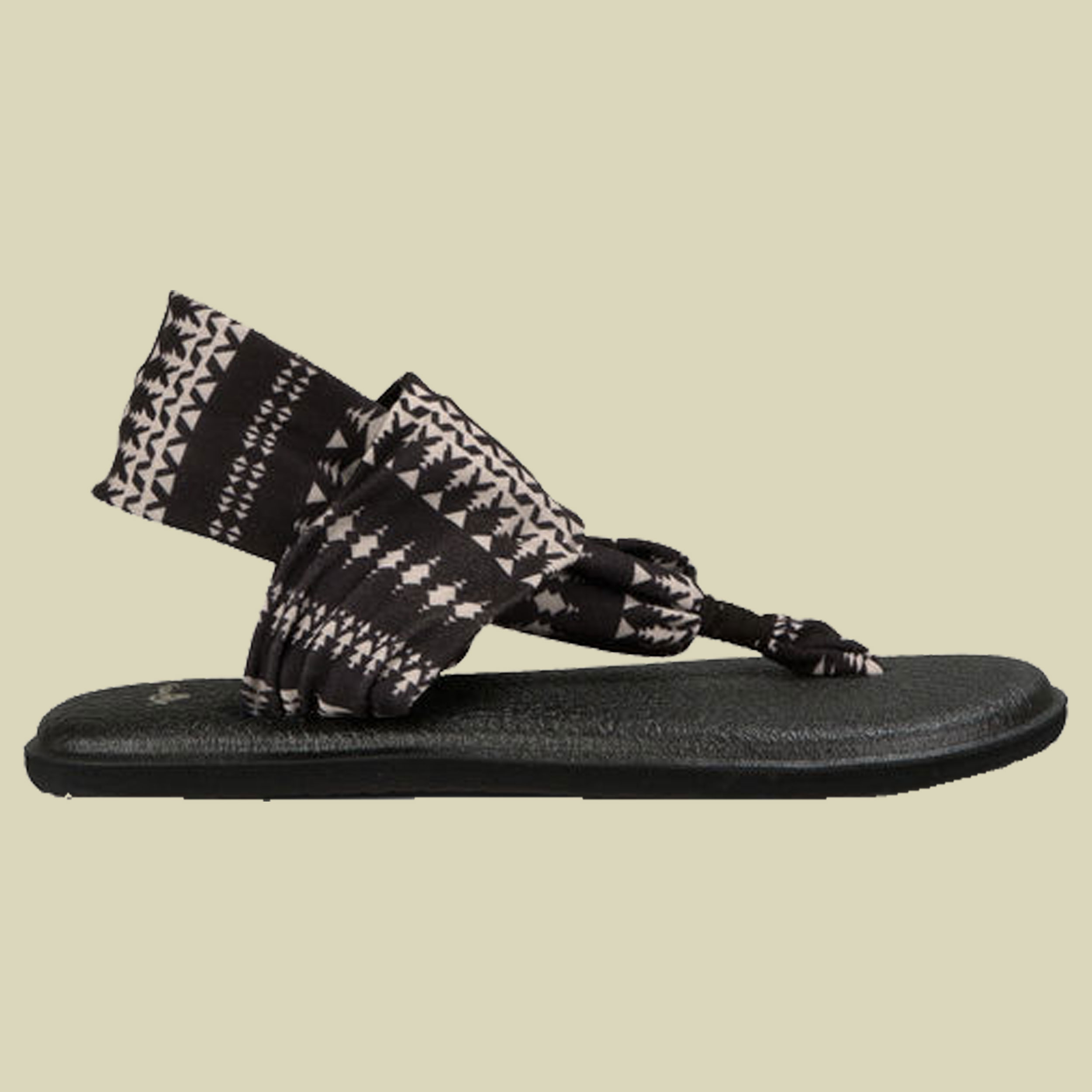 Yoga Sling 2 Prints Sandals Women Größe UK 4 Farbe black/natural koa tribal