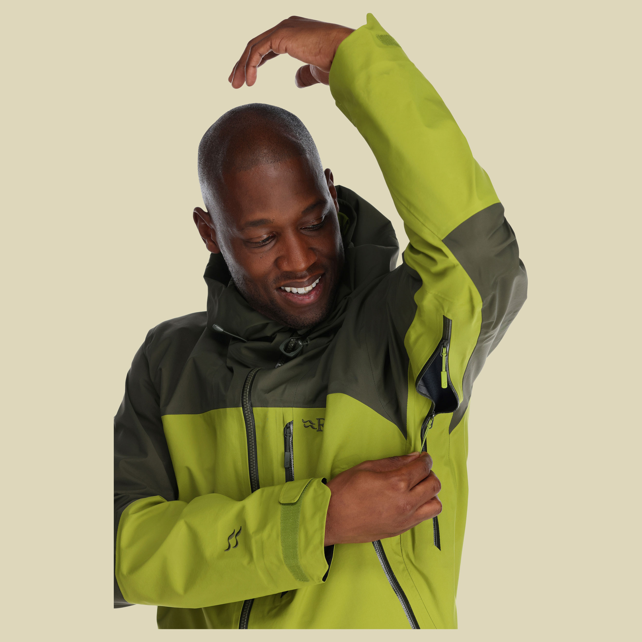 Zanskar GTX Jacket Men Größe M  Farbe army/aspen green