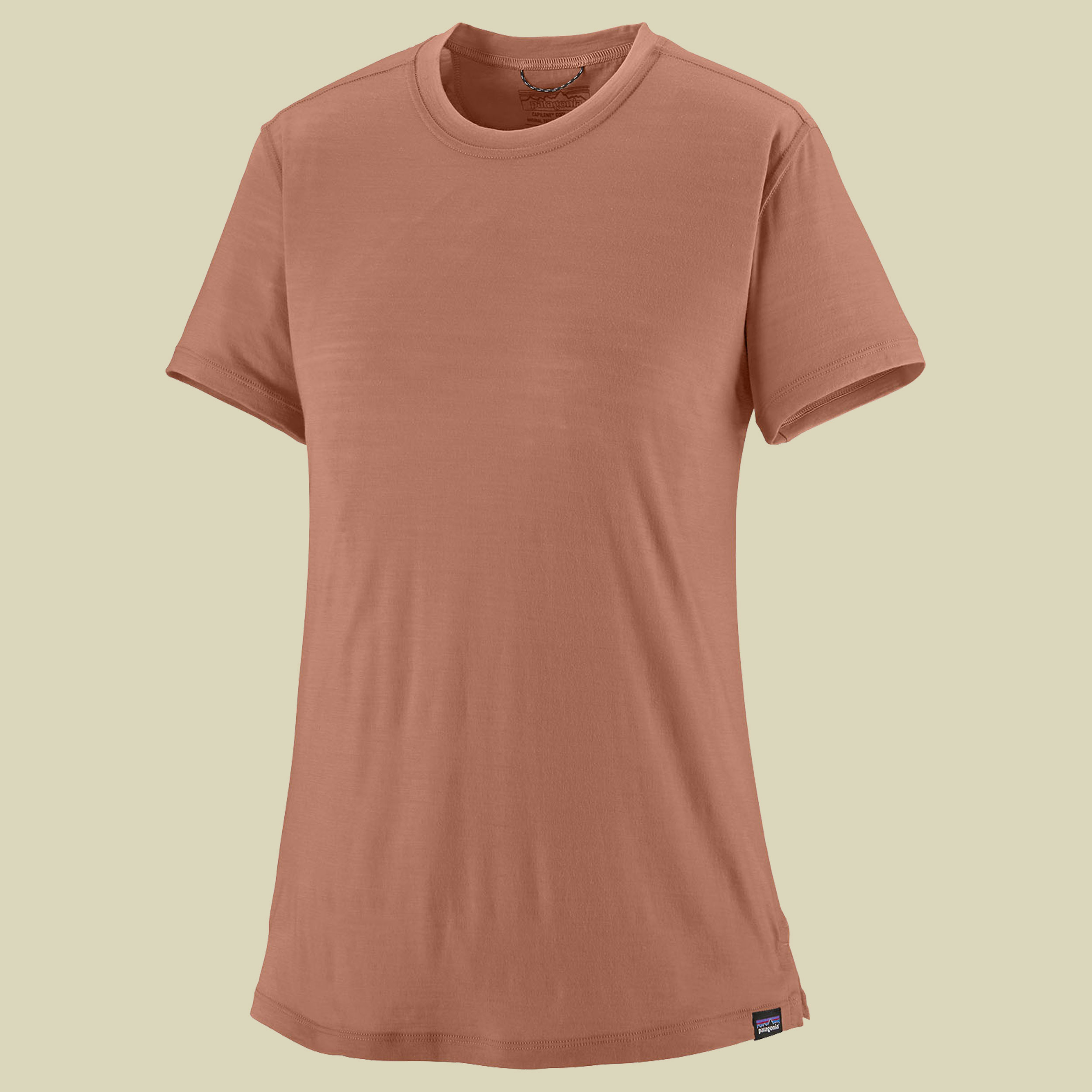 Cap Cool Merino Blend Shirt Women M rosa - terra pink