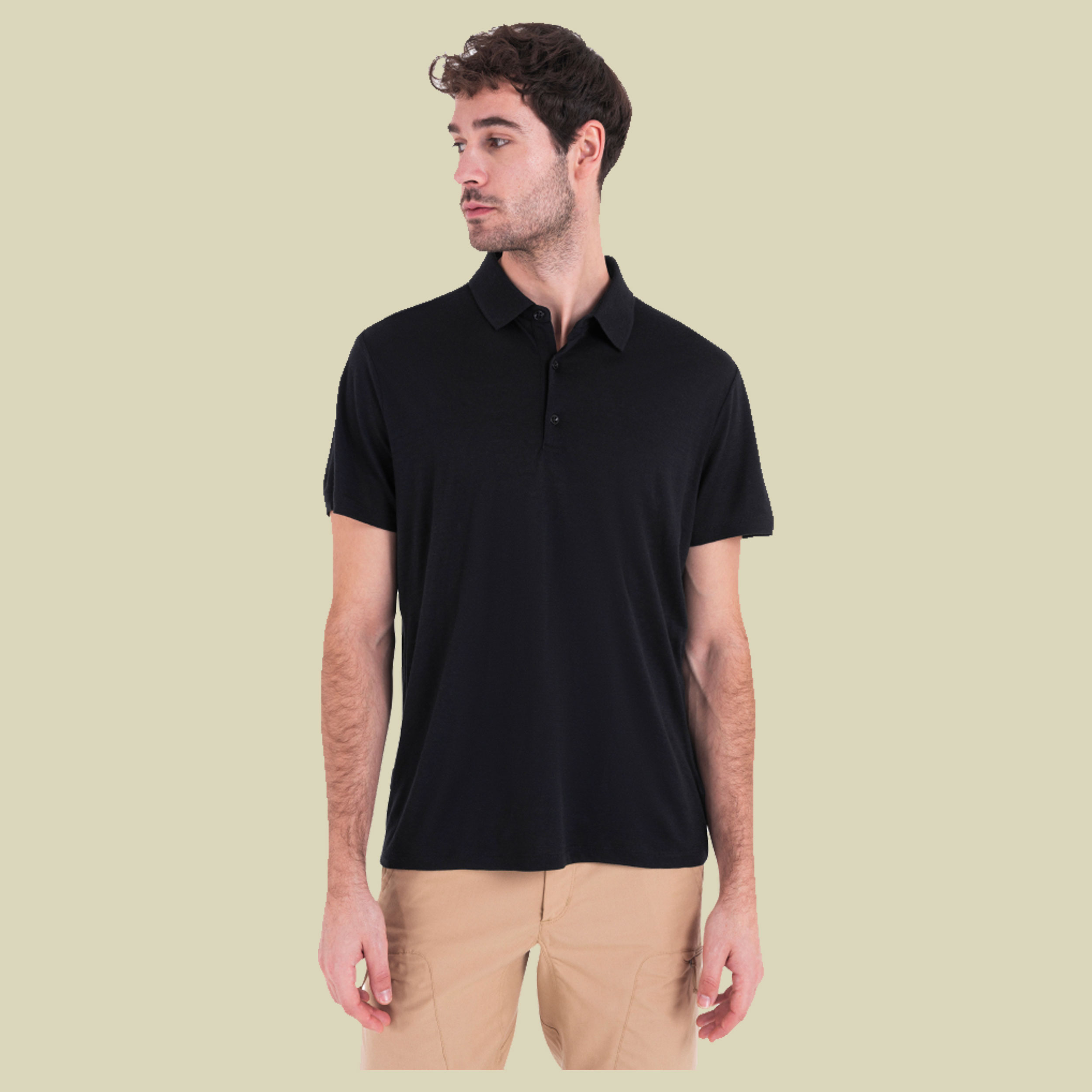 Merino 150 Tech Lite III SS Polo Men XL schwarz - black