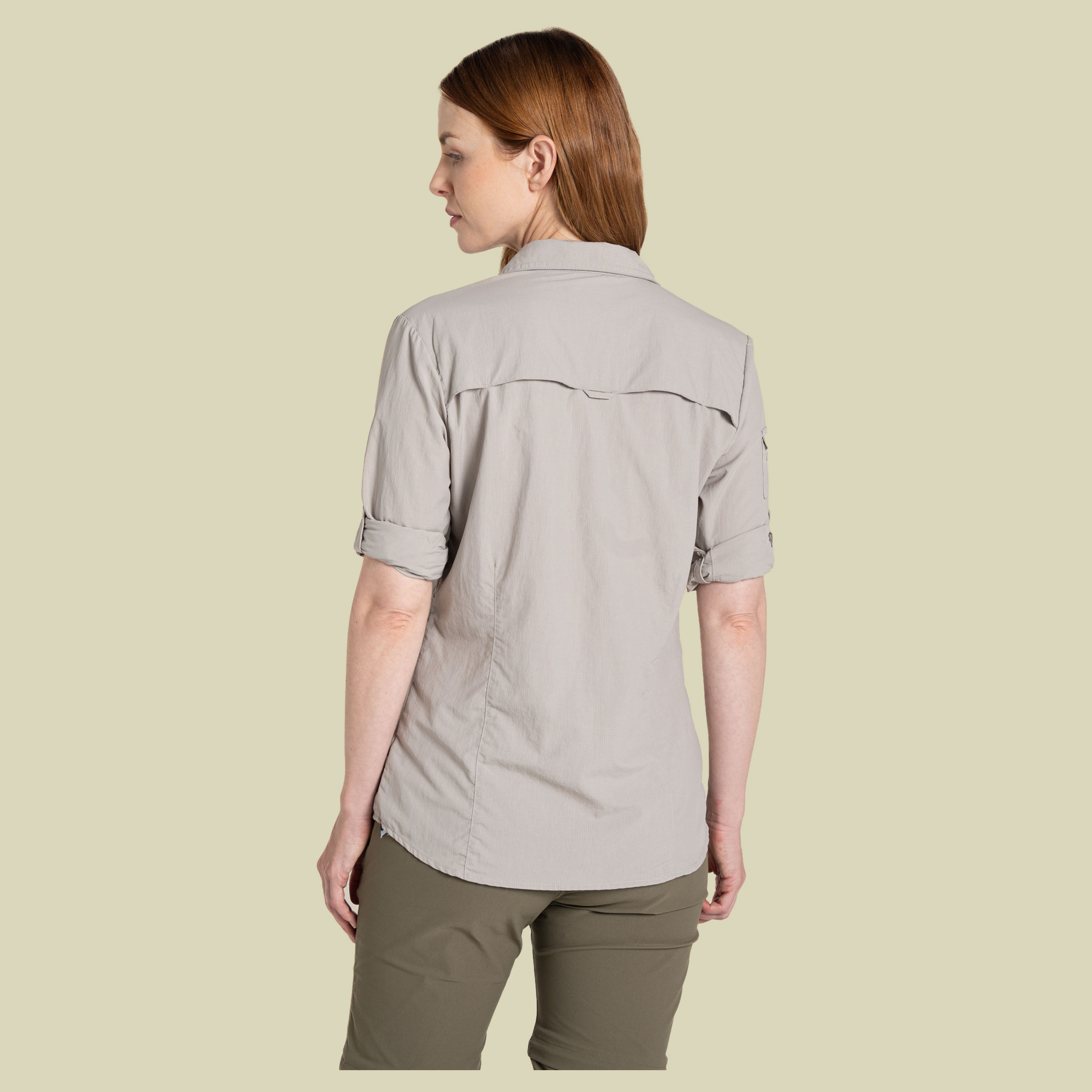 NosiLife Adventure Long Sleeved Shirt III Women 44 grau - soft mushroom (18)