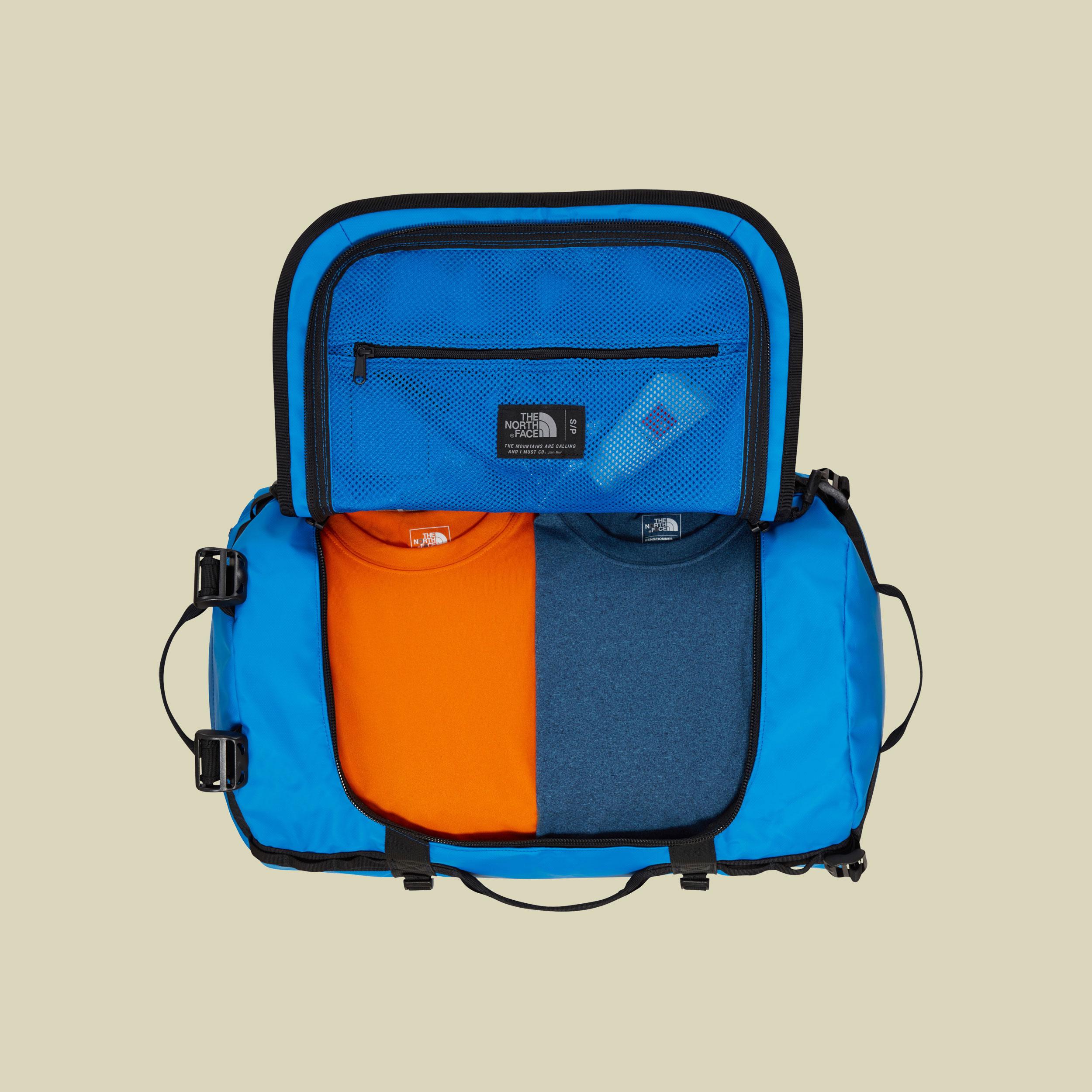 Base Camp Duffel S Volumen 50 Farbe bomber blue/TNF black