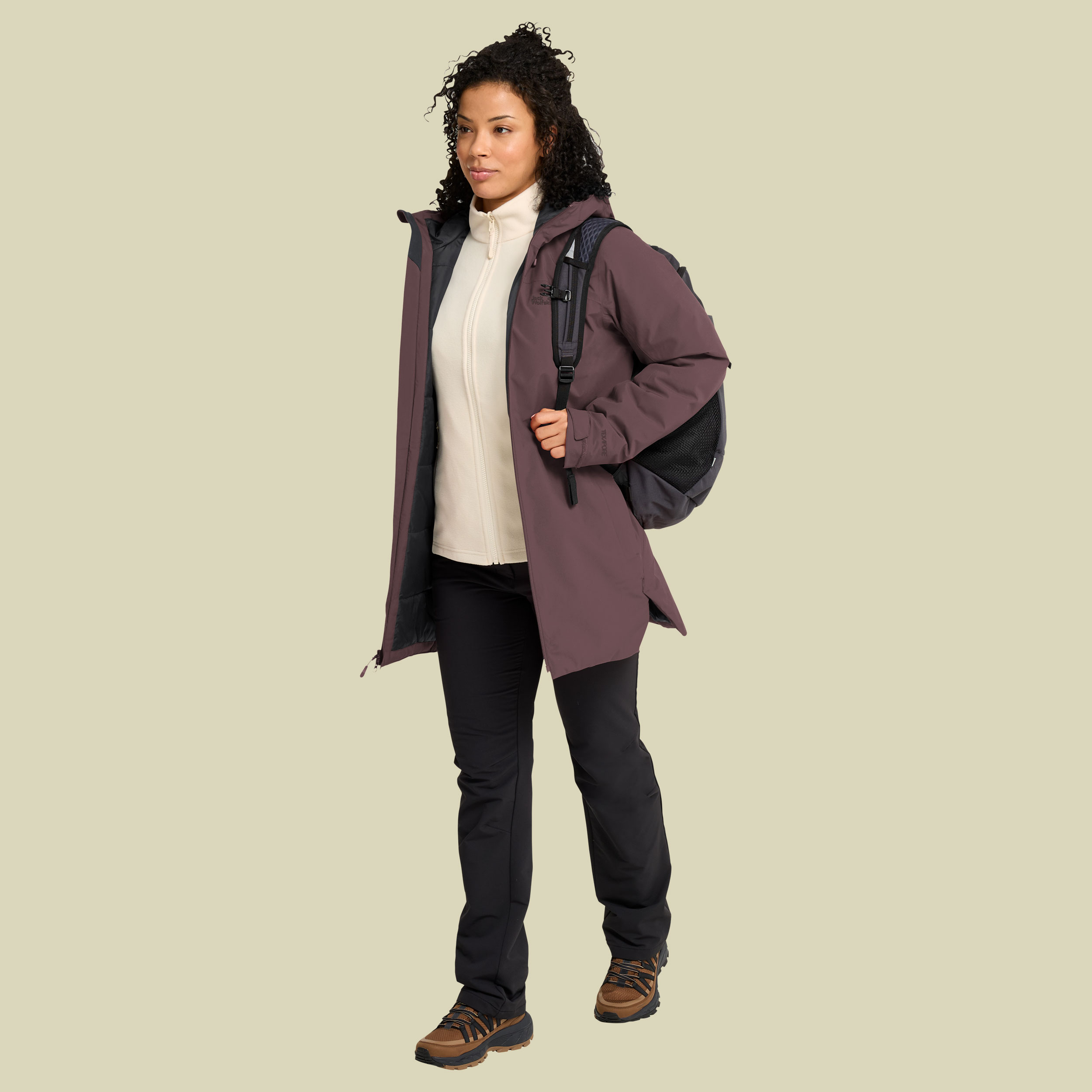 Heidelstein 2 Ins Jacket Women XXL lila - sheer plum