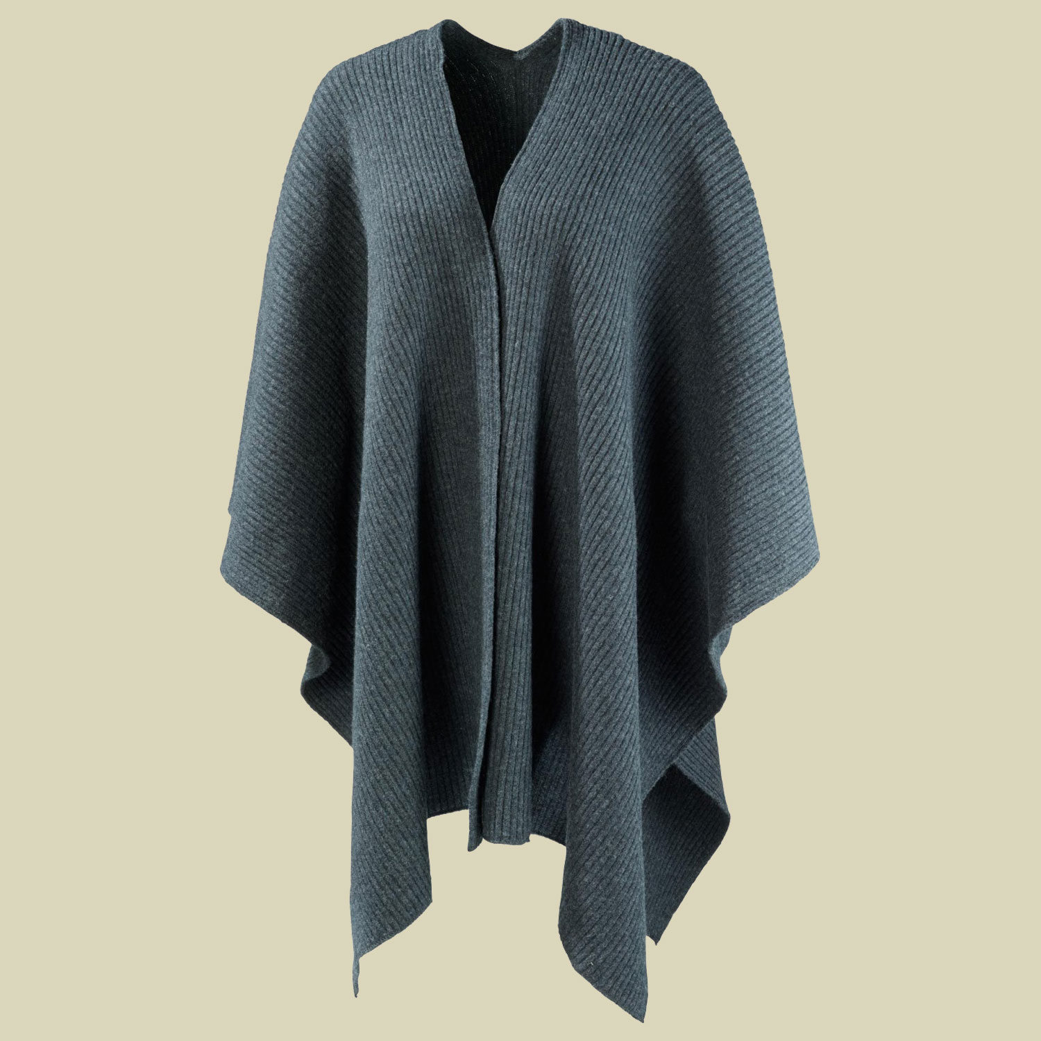 Caspar Damen Poncho - Kuschelweicher Poncho Mit Fransen Ca. 170x120cm