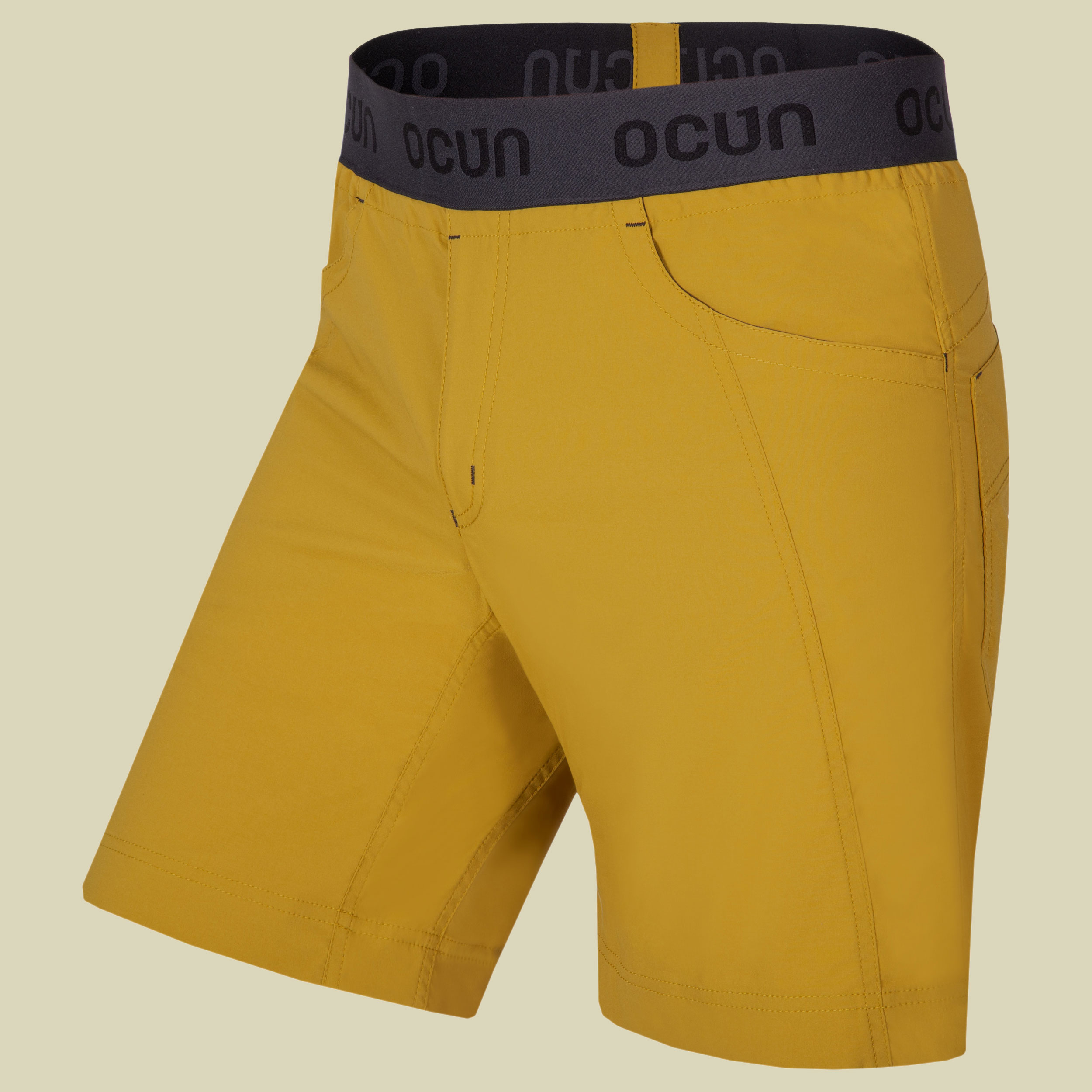Mania Shorty Men L gelb - yellow dried tobacco