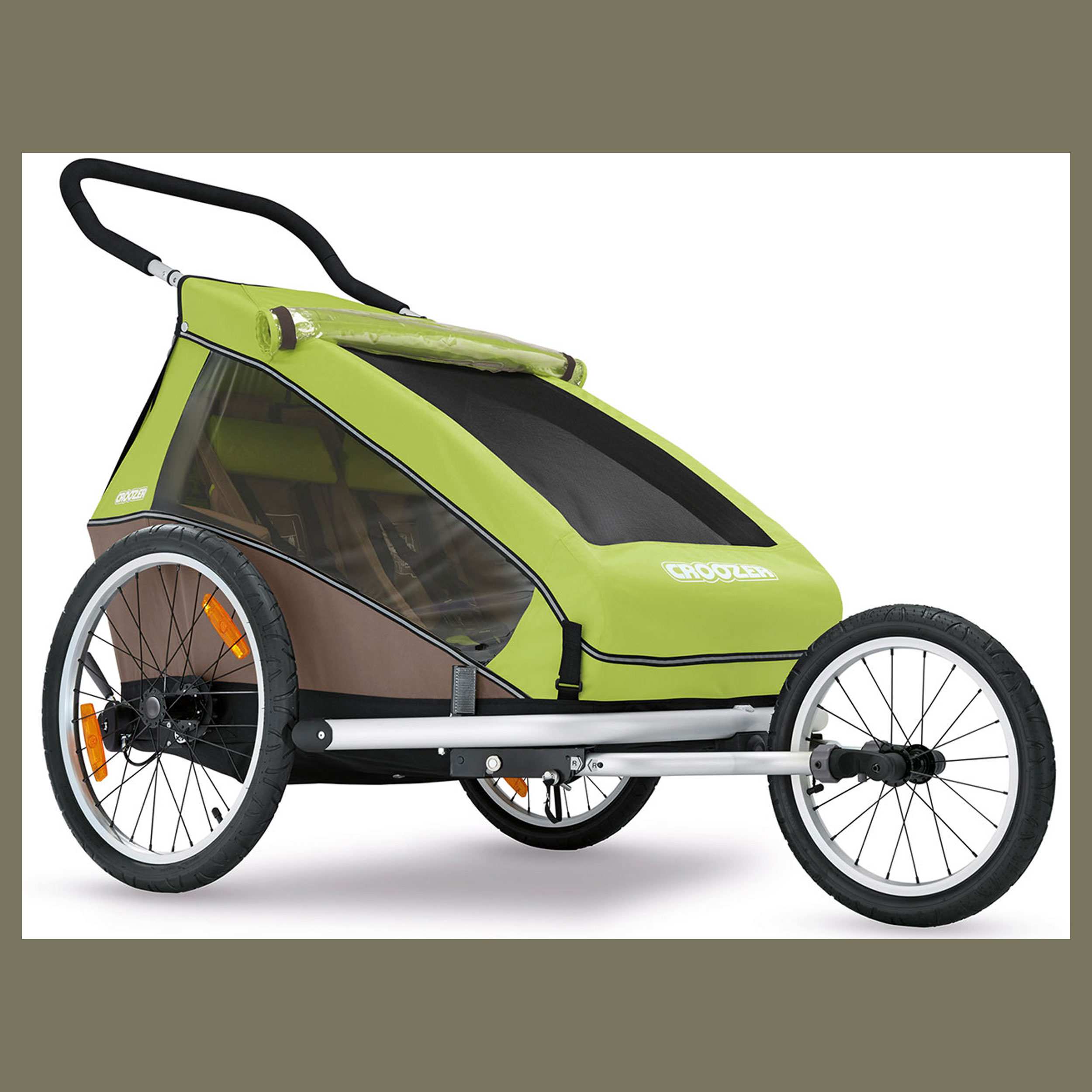 Kid for 2 Modell 2017 Farbe meadow green/sand grey