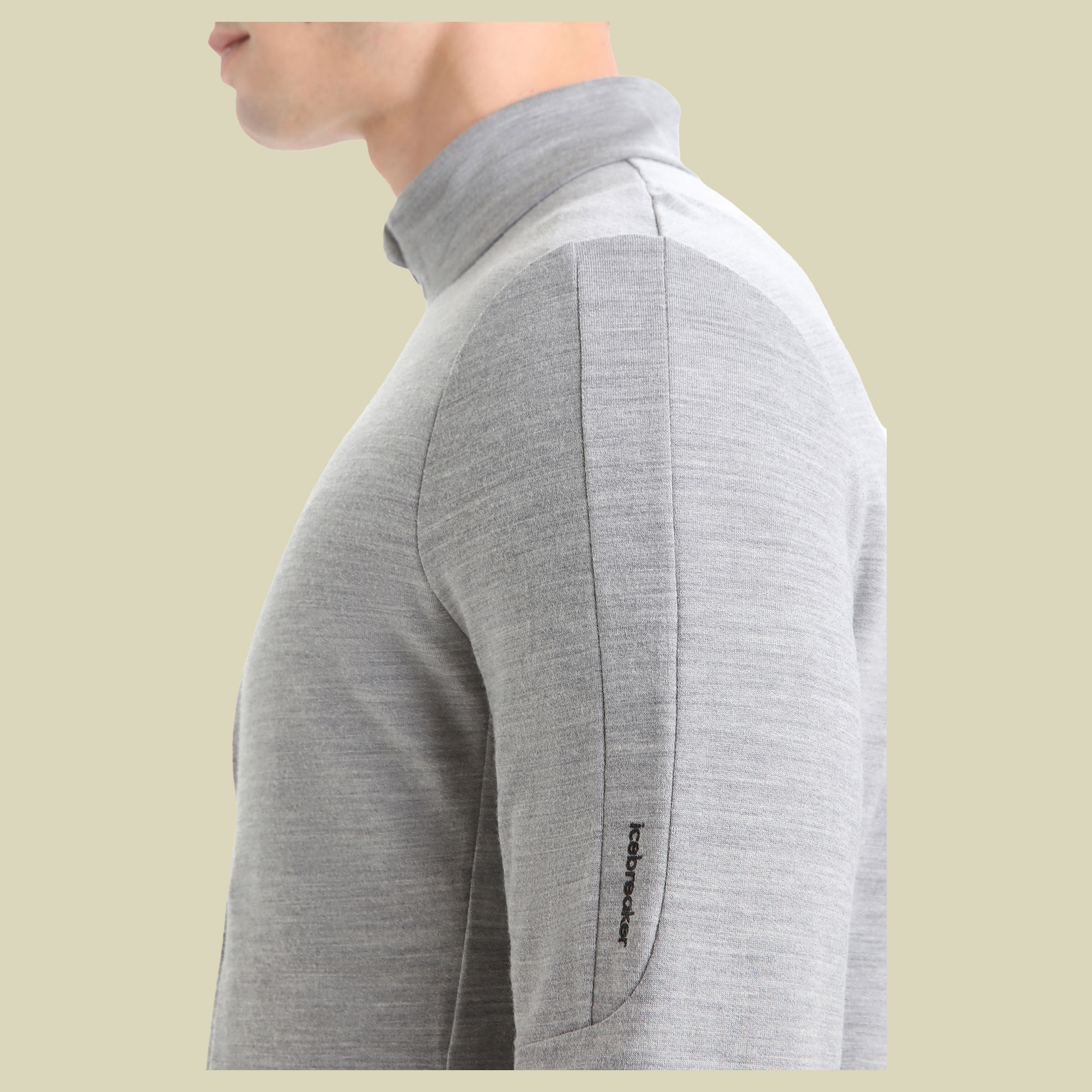 Quantum III LS Zip Men Größe L  Farbe metro heather/black