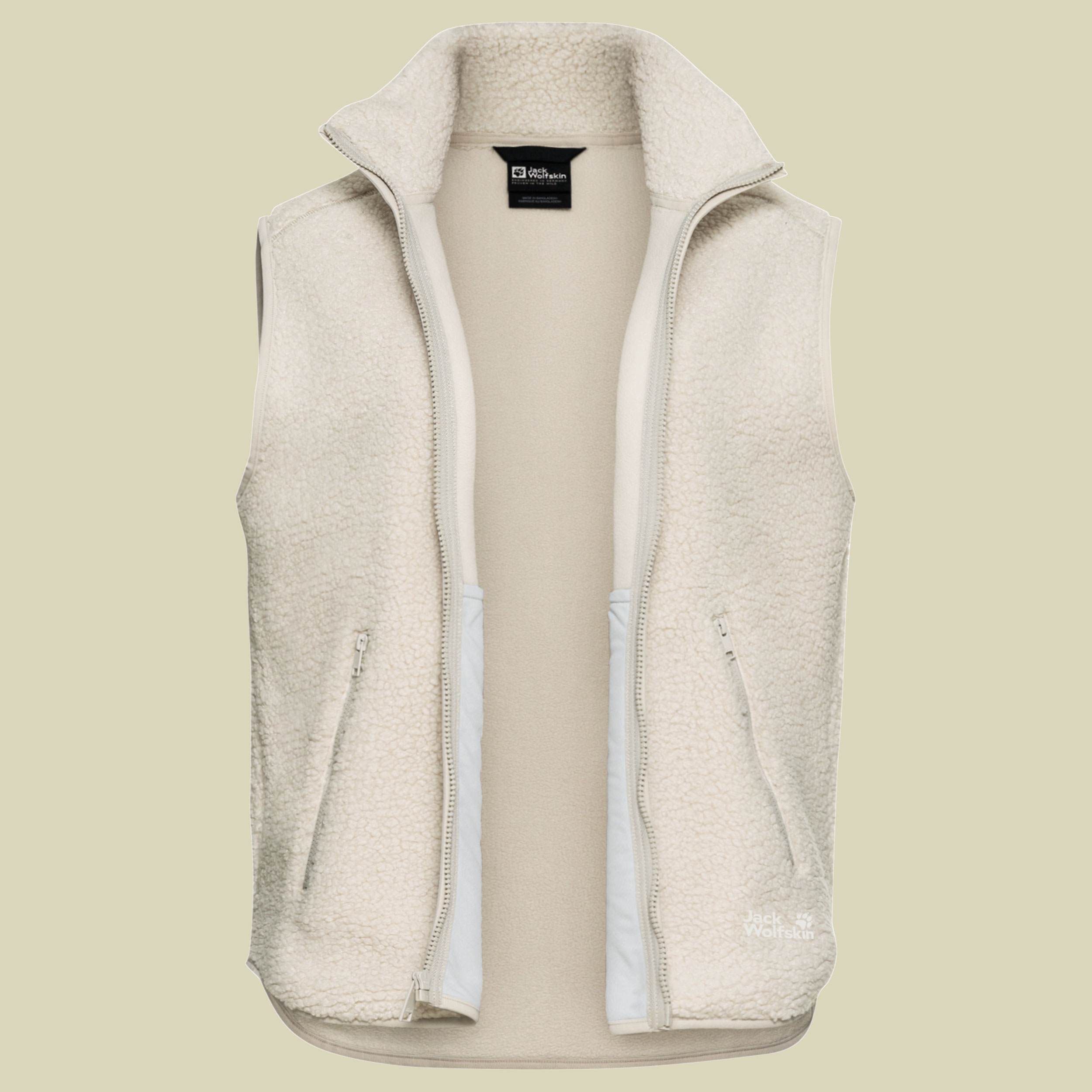High Curl Vest Women beige II XL - pale sand