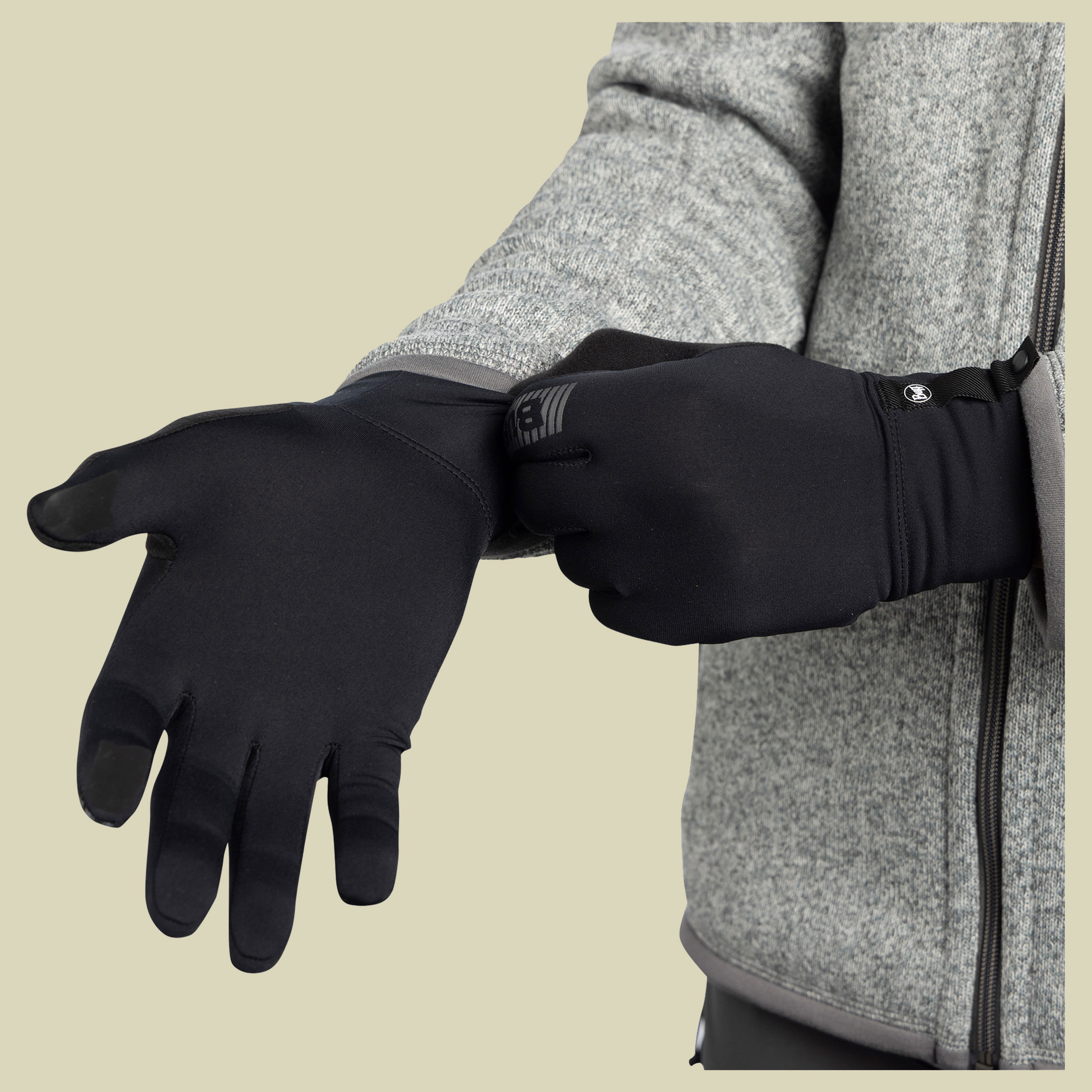 ThermoNet Gloves XL schwarz - ther black