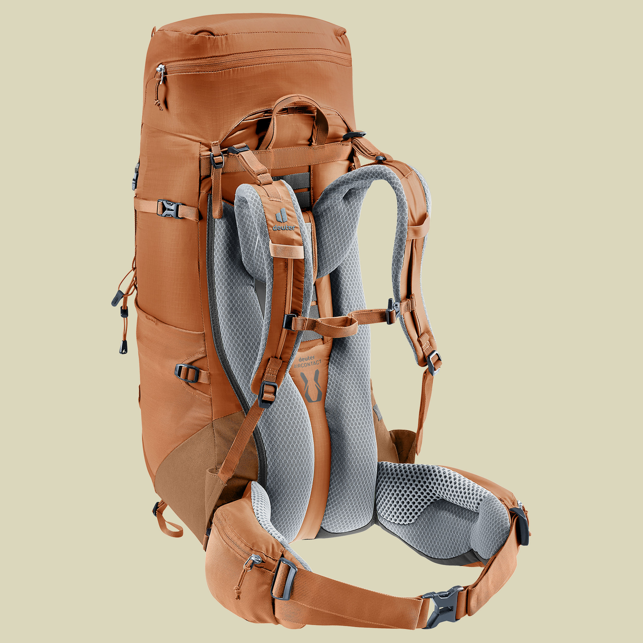 Aircontact Lite 35 + 10 SL Women orange 35 L + 10 L - pecan-mocha