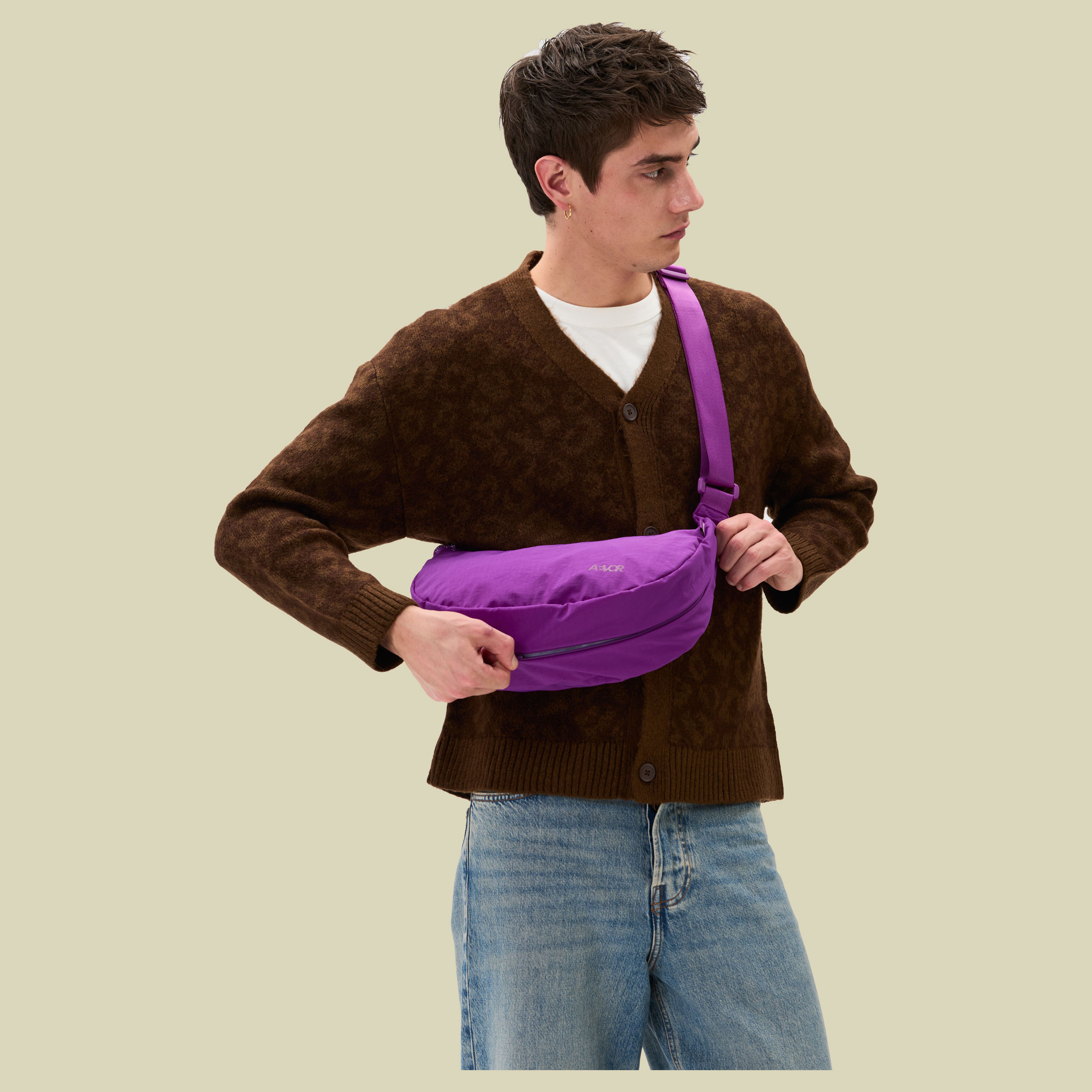 Bike Sling Bag 7 pink - electric fuchsia