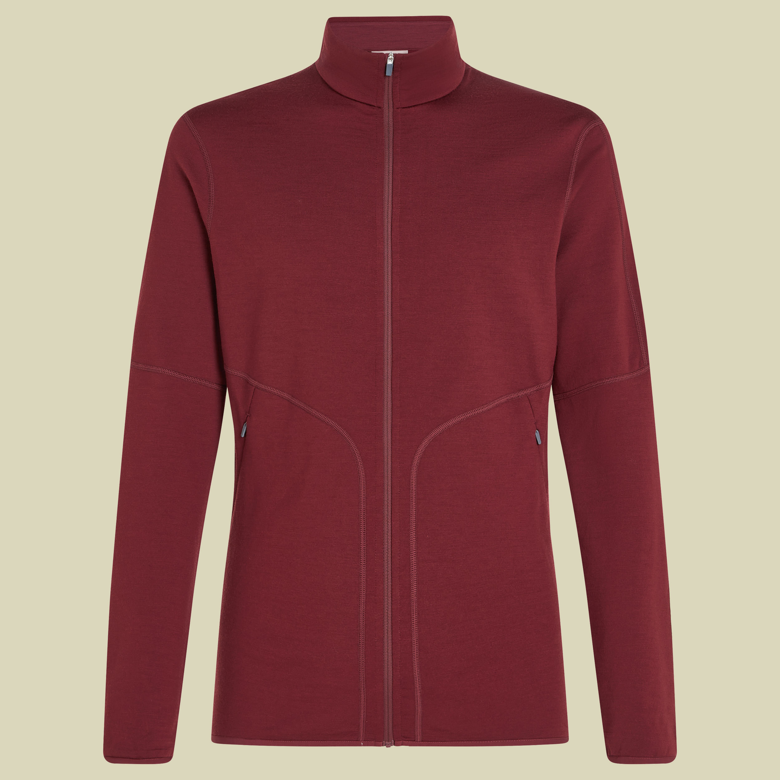 Merino 560 Realfleece Elemental II LS Zip Men rot M - port