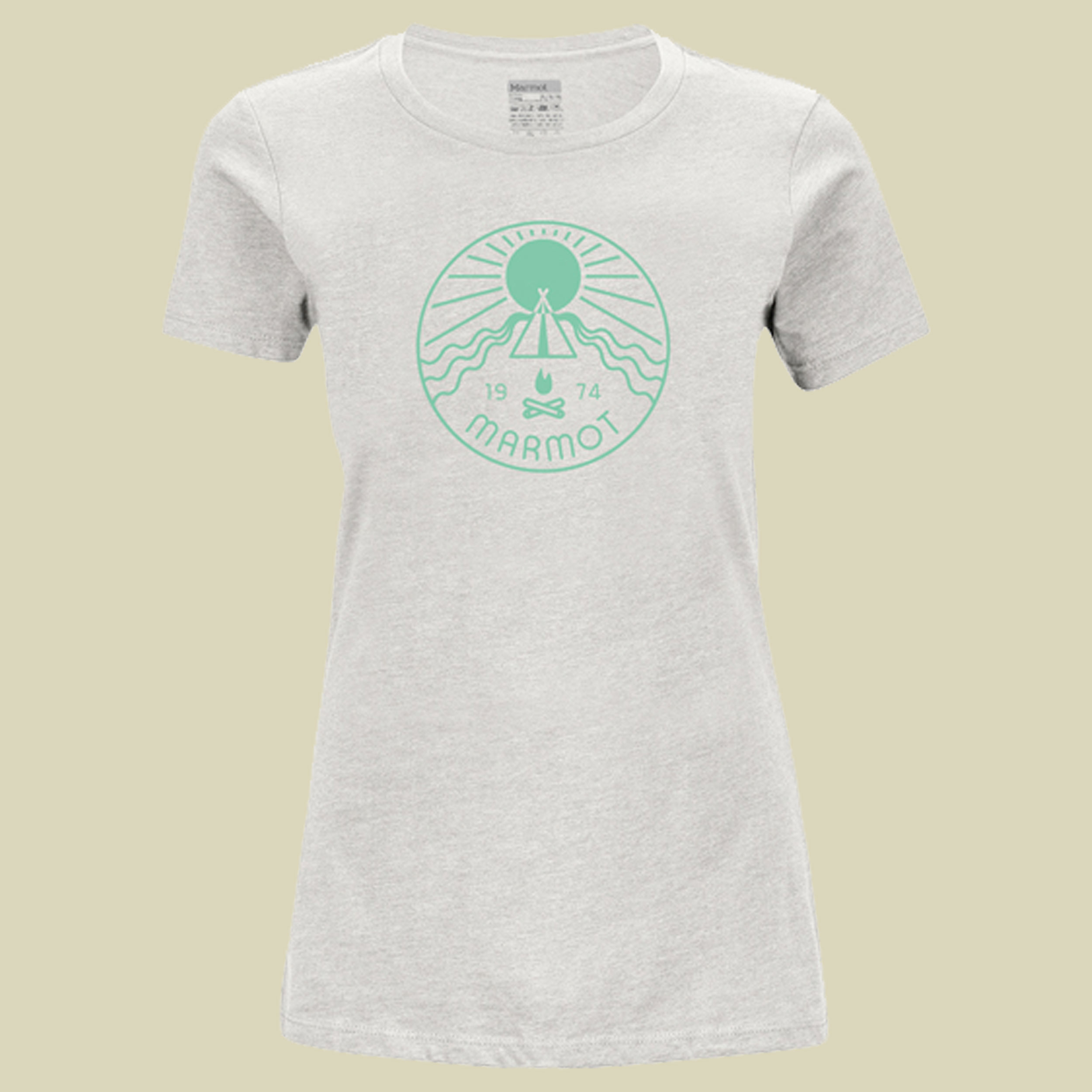 Prism Tee SS Women Größe L  Farbe turtledove heather