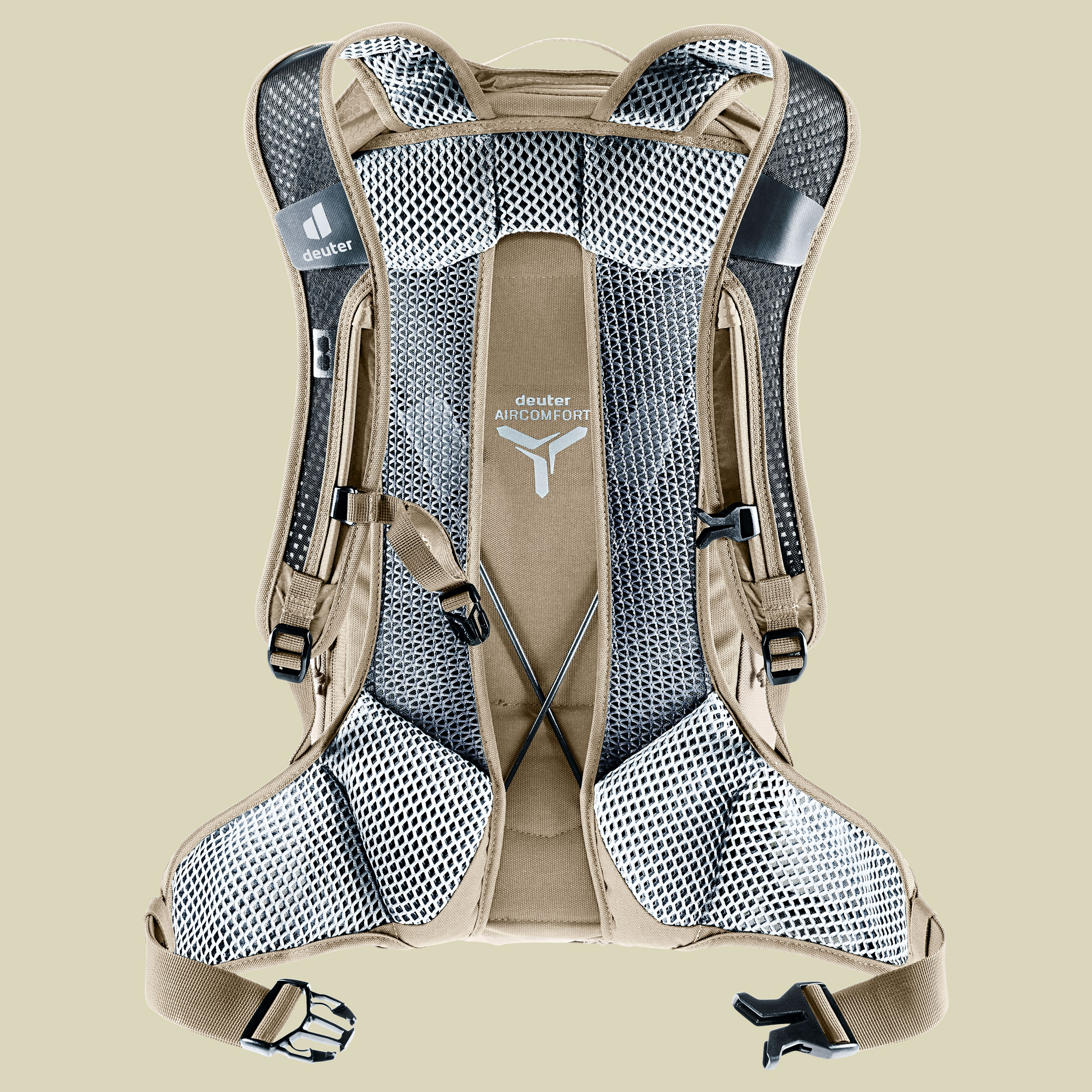 Race Air 14+3 beige 14 L + 3 L - alu-greystone