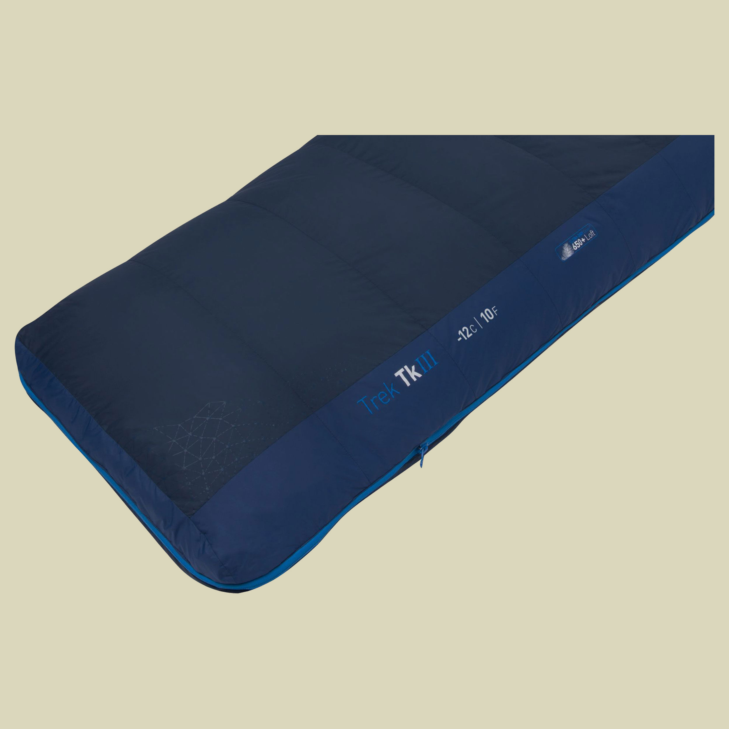 Trek-TKIII bis Körpergröße 183 cm Farbe navy/denim, Reißverschluss links