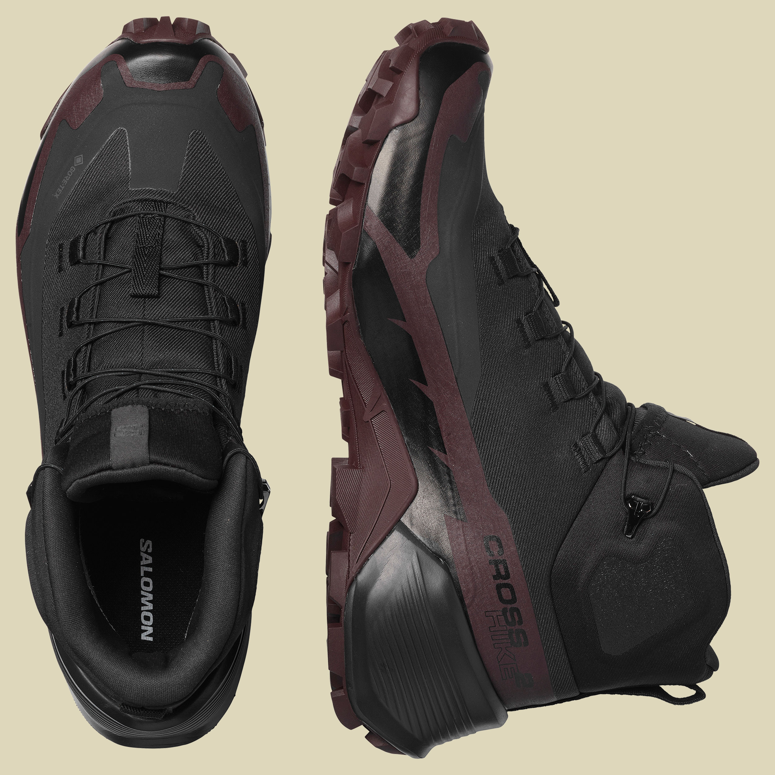 Cross Hike Mid GTX 2 Women Größe UK 7 Farbe black/chocolade plum/black