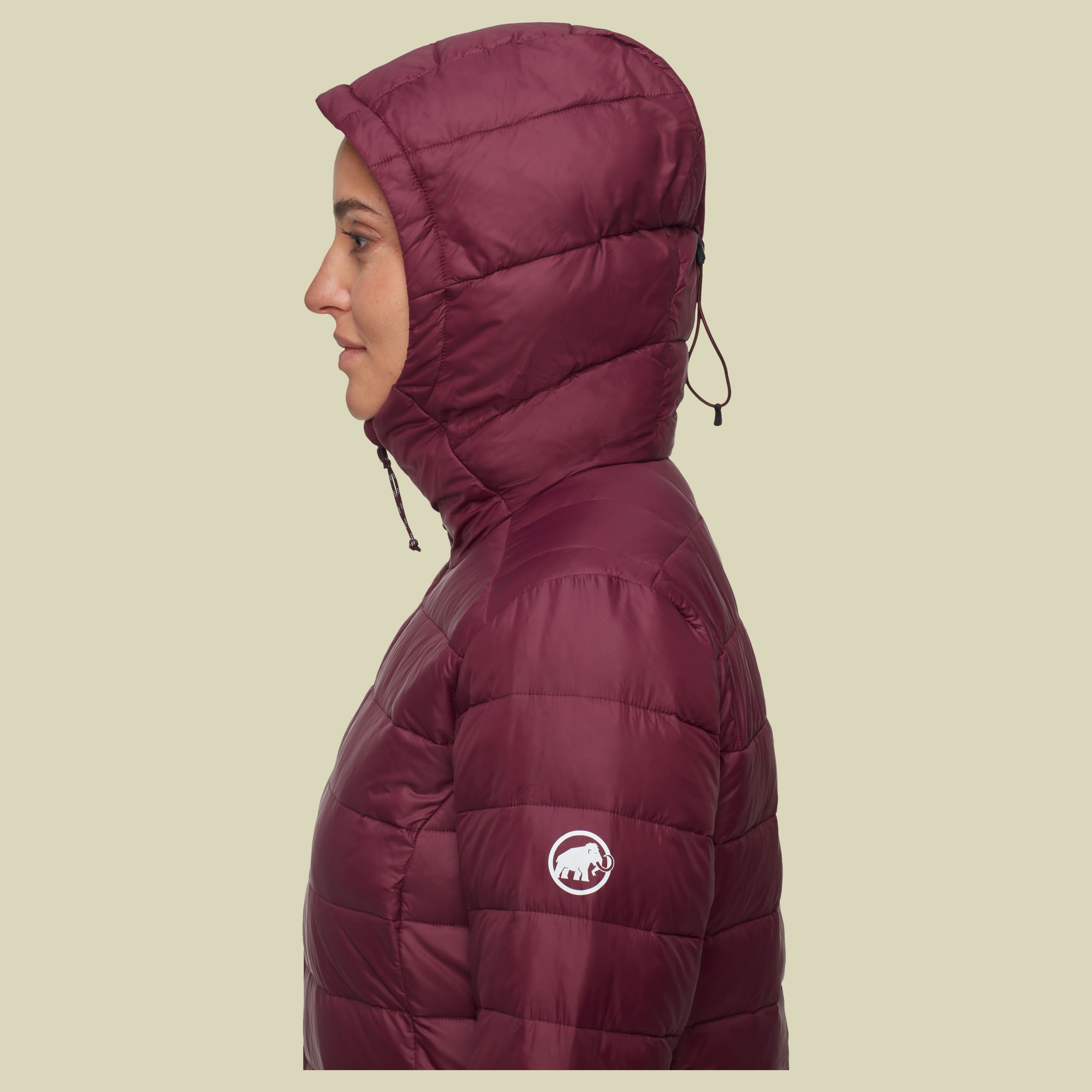 Crag IN Hooded Jacket Women XL rot - vin