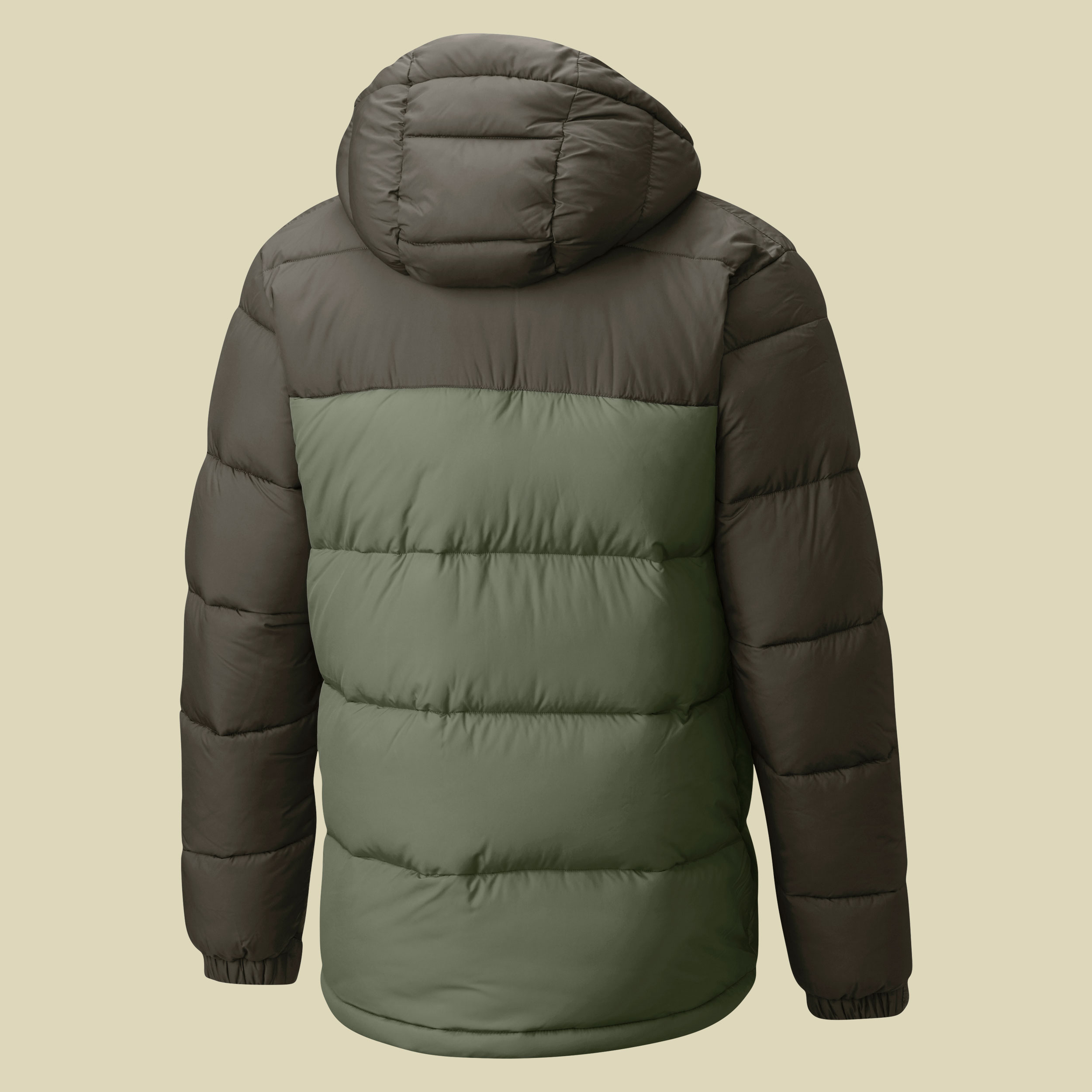 Pike Lake Hooded Jacket Men Größe M Farbe peatmoss-mosstone
