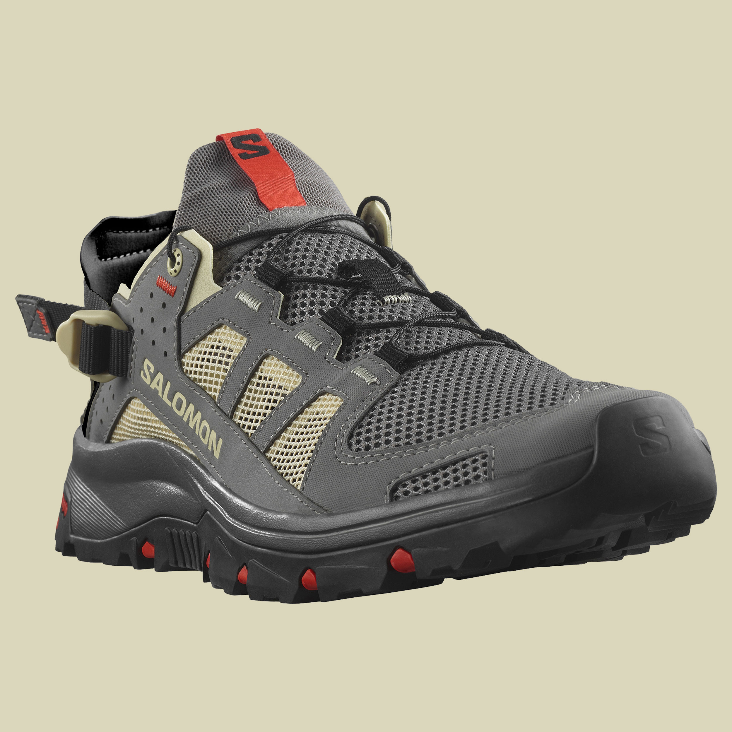 Techamphibian 5 Men grau UK 9 - pewter/moth/fiery red