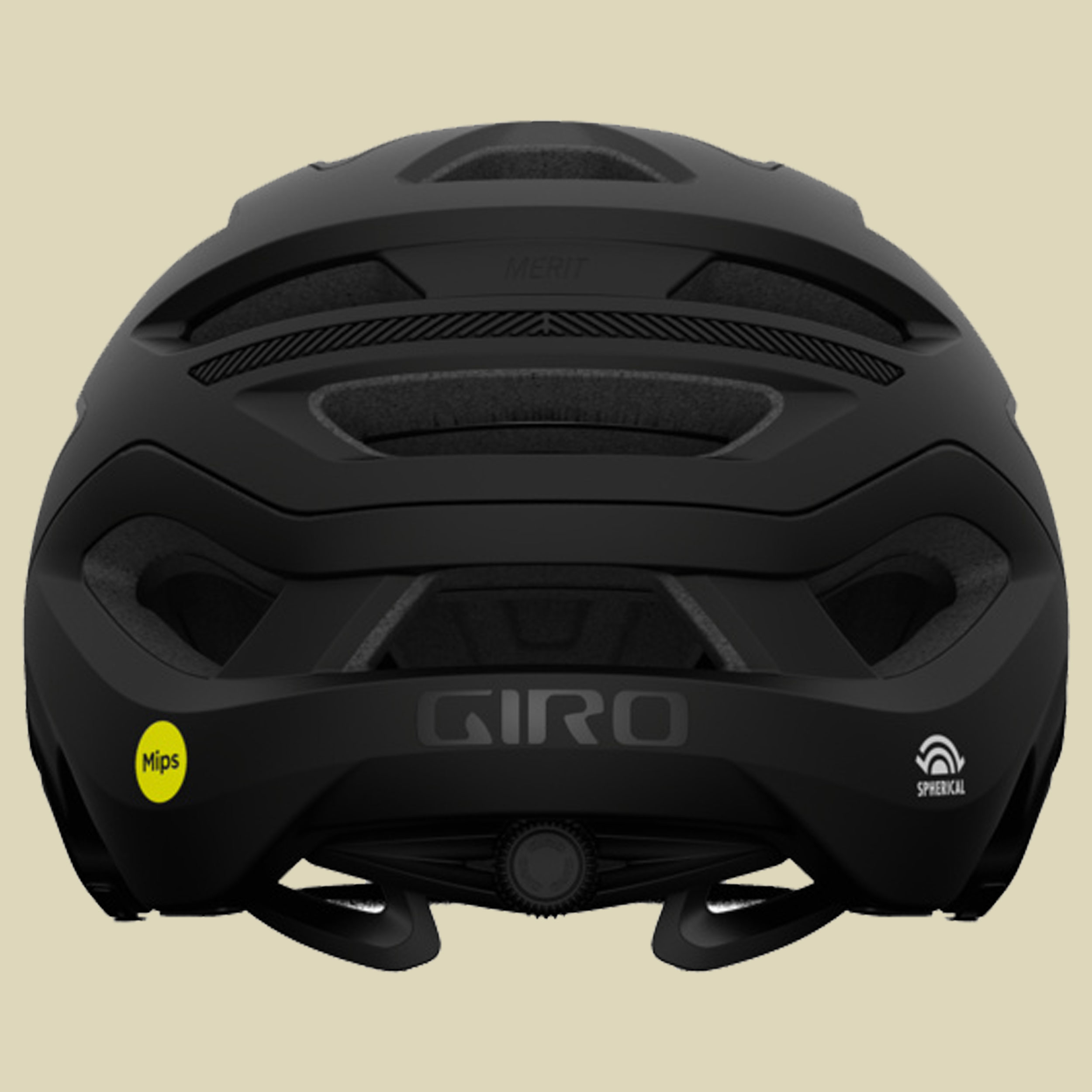 Merit Spherical Kopfumfang M 55-59 cm Farbe matte black/gloss black