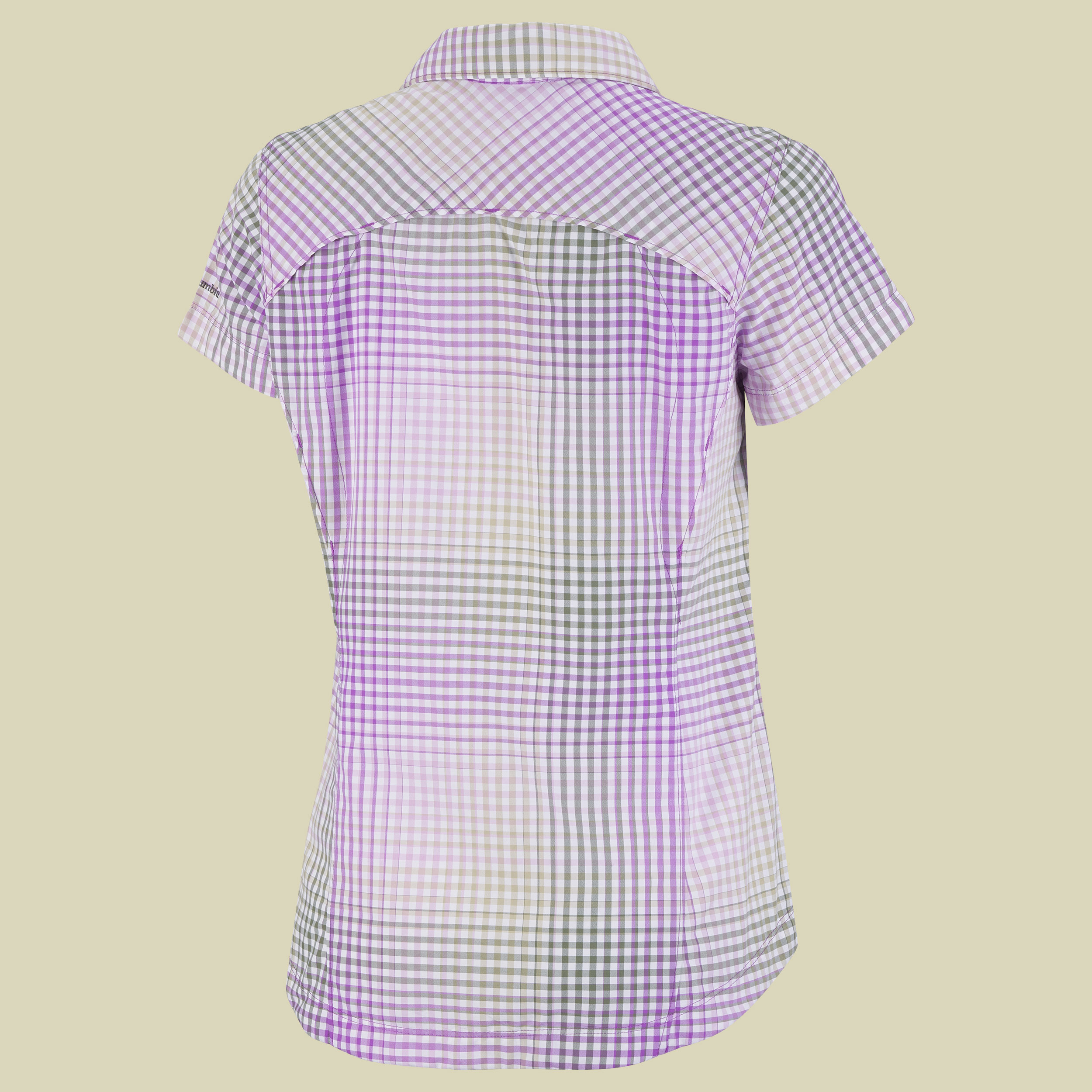 Silver Ridge Multi Plaid Short Sleeve Shirt Women Größe S Farbe harbor blue ombre plain weave